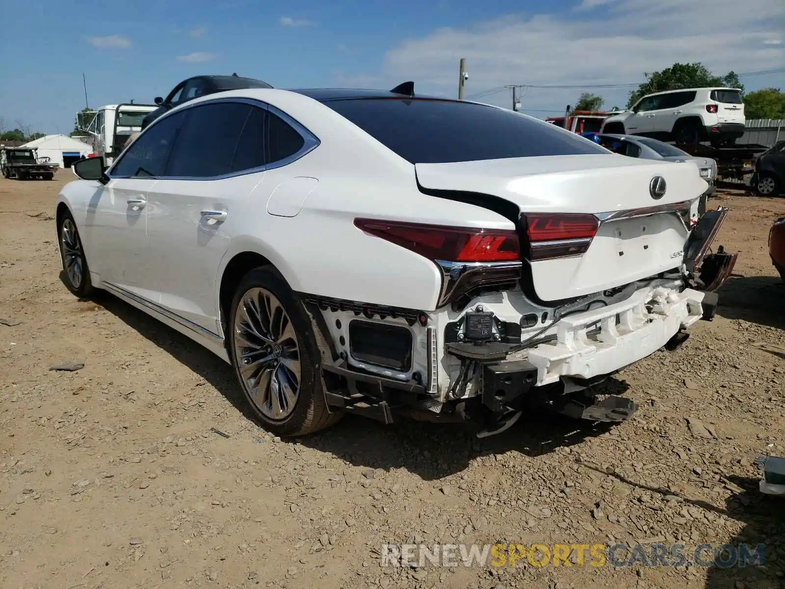 3 Photograph of a damaged car JTHC5LFF3K5006889 LEXUS LS500 2019