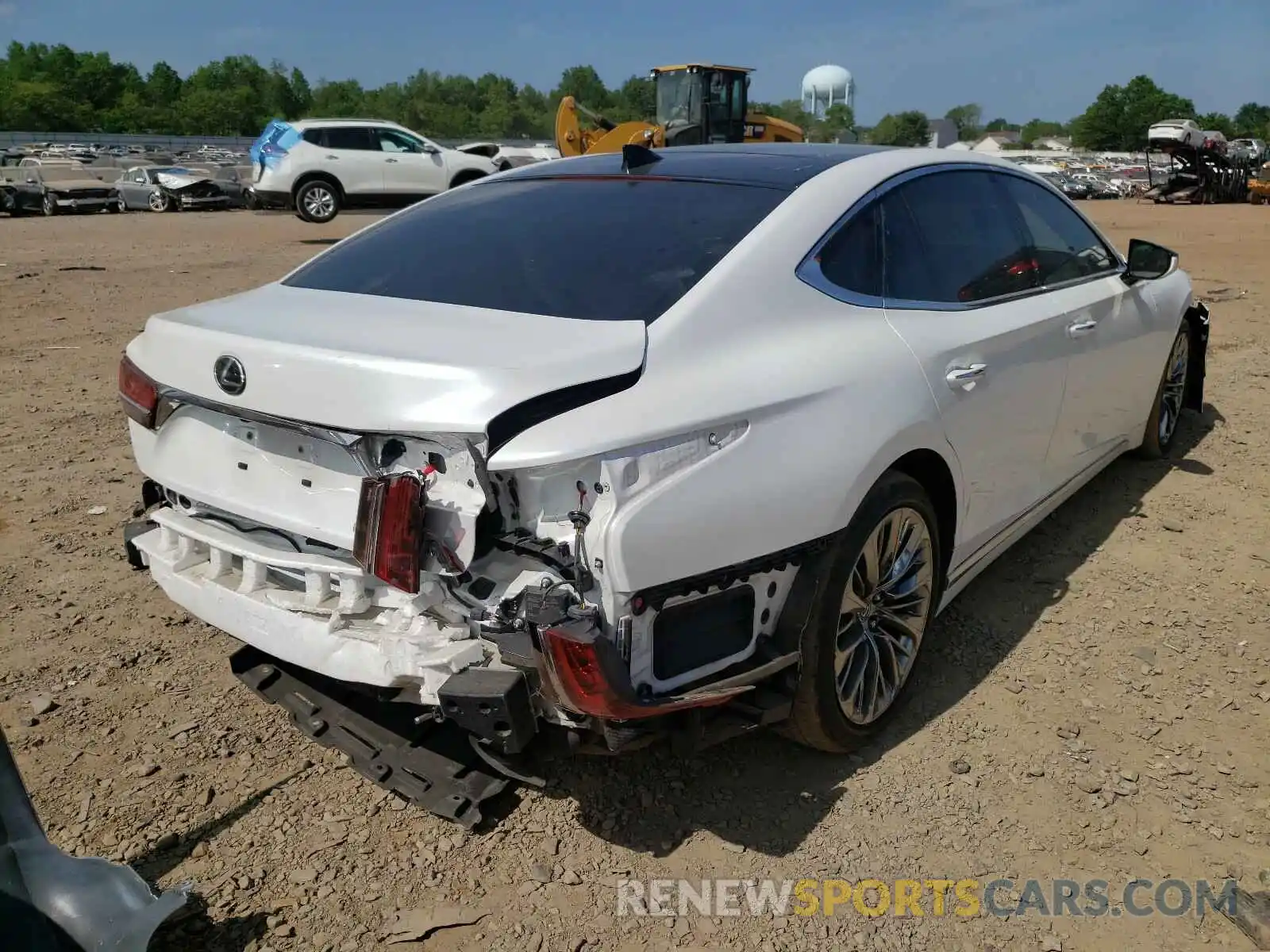 4 Фотография поврежденного автомобиля JTHC5LFF3K5006889 LEXUS LS500 2019