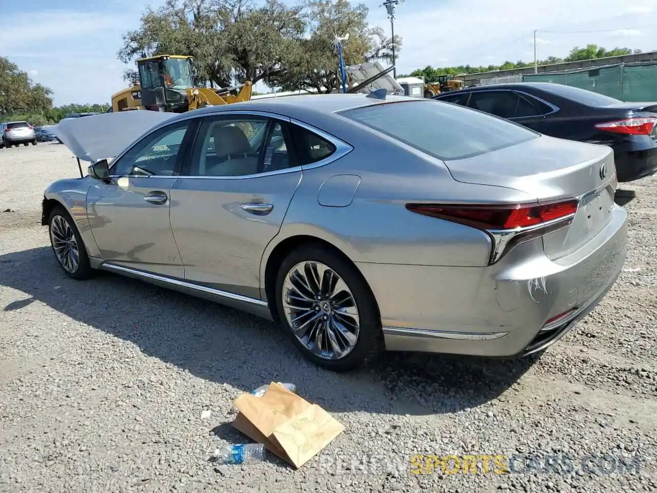 2 Photograph of a damaged car JTHD51FF7L5012771 LEXUS LS500 2020