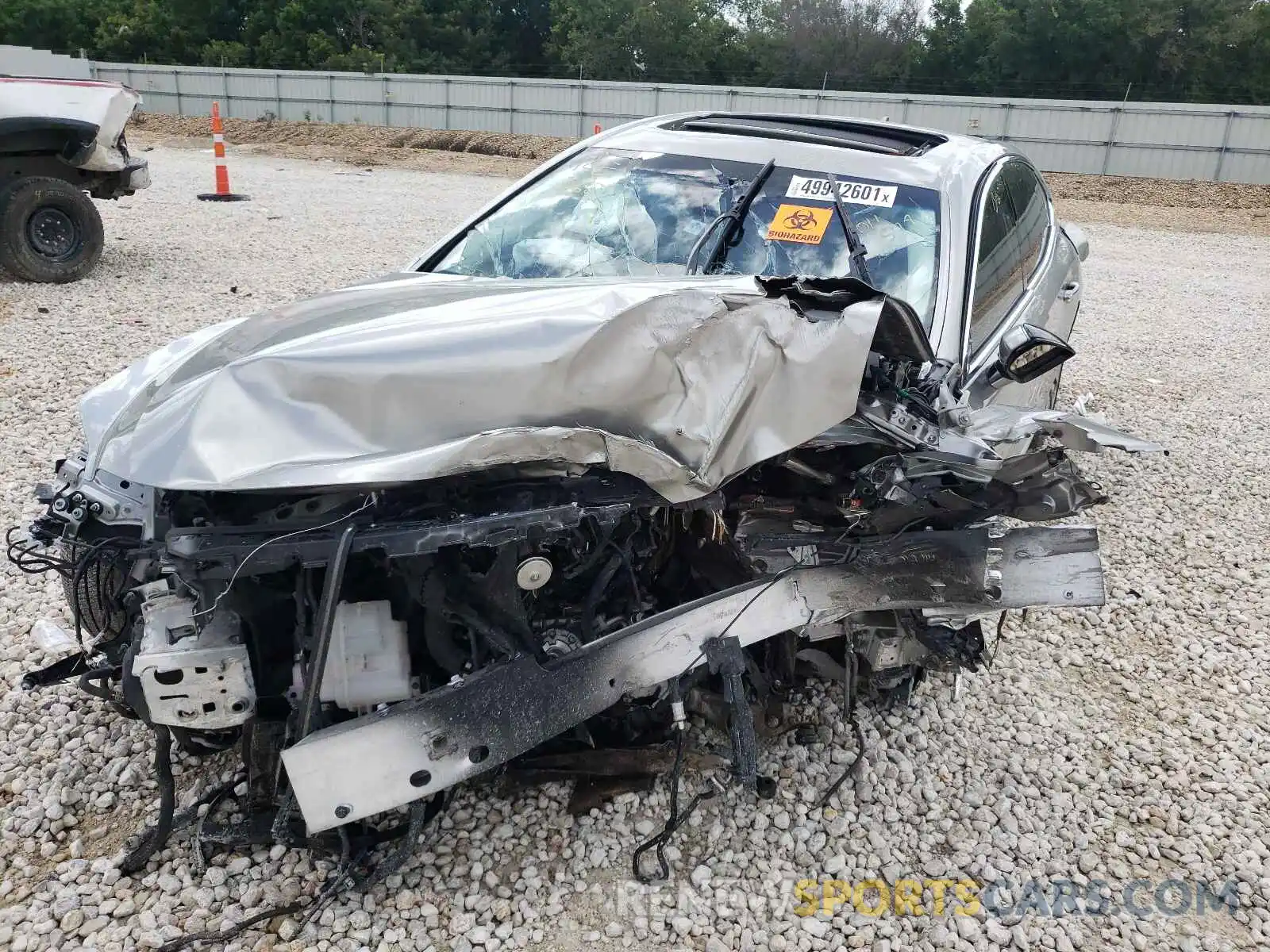 9 Photograph of a damaged car JTHD51FF8L5011578 LEXUS LS500 2020