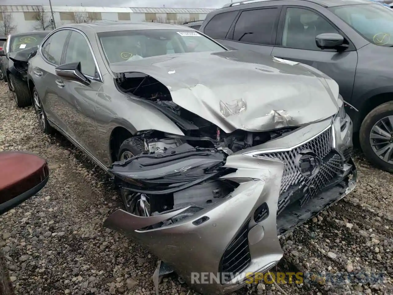 1 Photograph of a damaged car JTHD51GF4L5008501 LEXUS LS500 2020