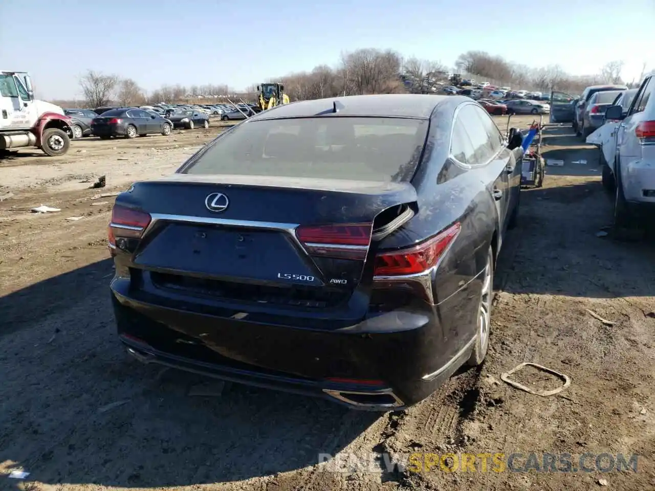 4 Photograph of a damaged car JTHD51GF5L5007552 LEXUS LS500 2020