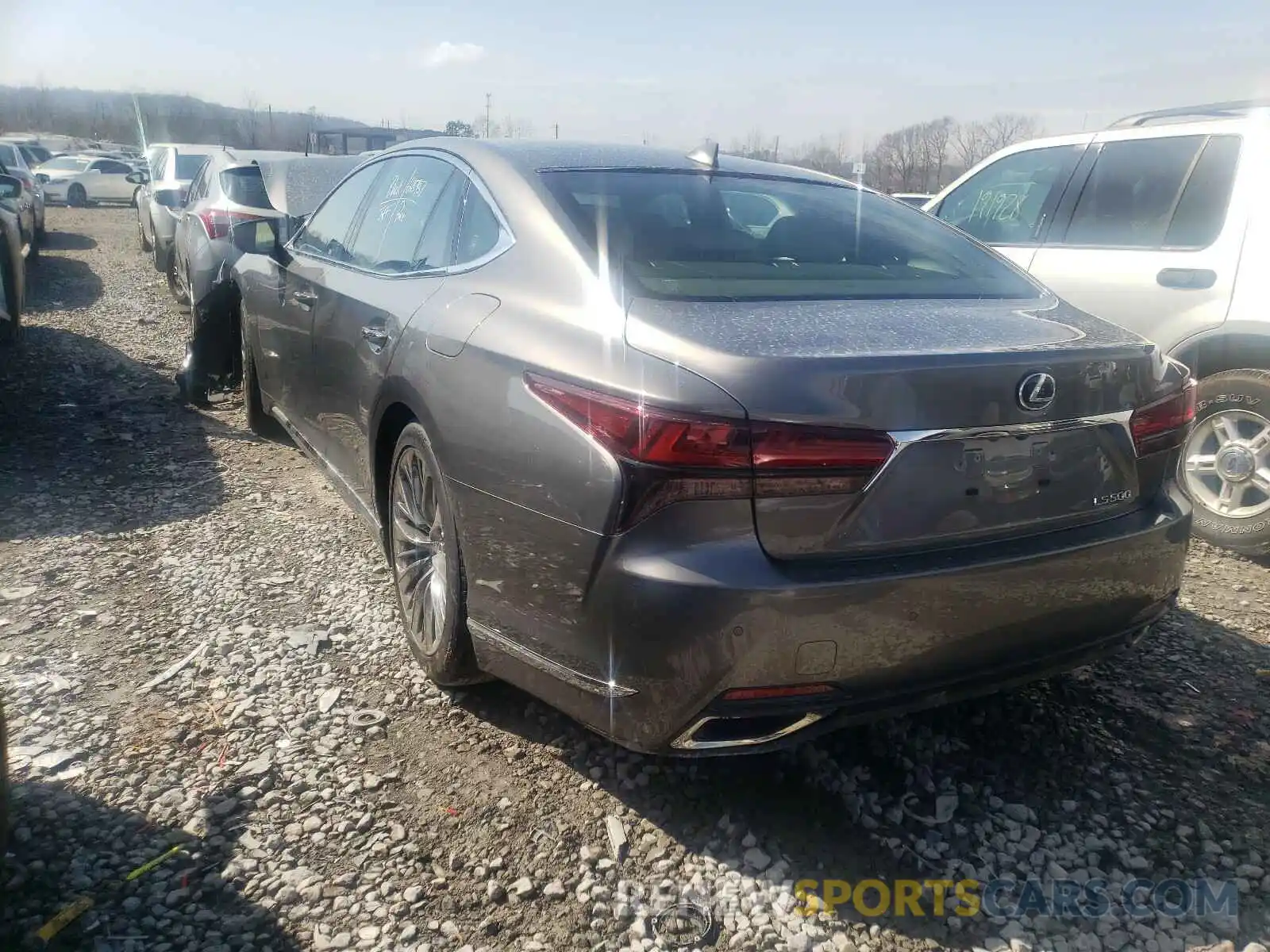 3 Фотография поврежденного автомобиля JTHD51FF6M5013525 LEXUS LS500 2021