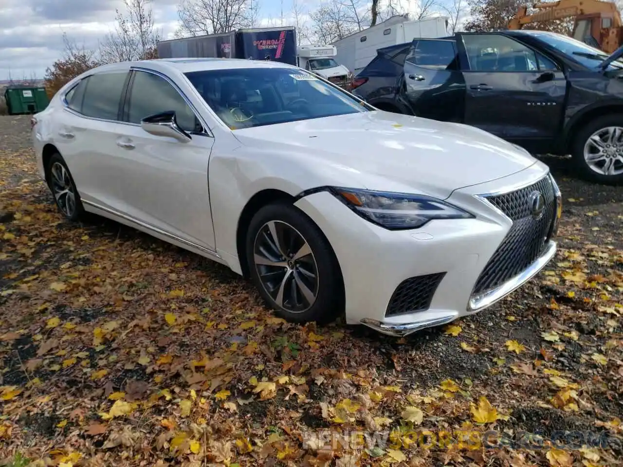 1 Photograph of a damaged car JTHD51GF3M5009656 LEXUS LS500 2021