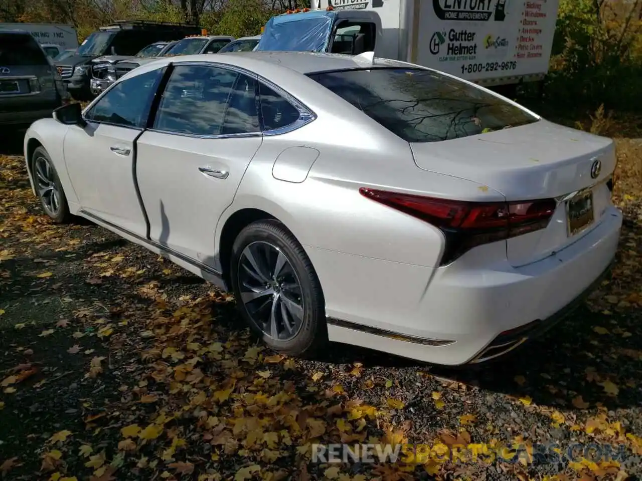 3 Photograph of a damaged car JTHD51GF3M5009656 LEXUS LS500 2021