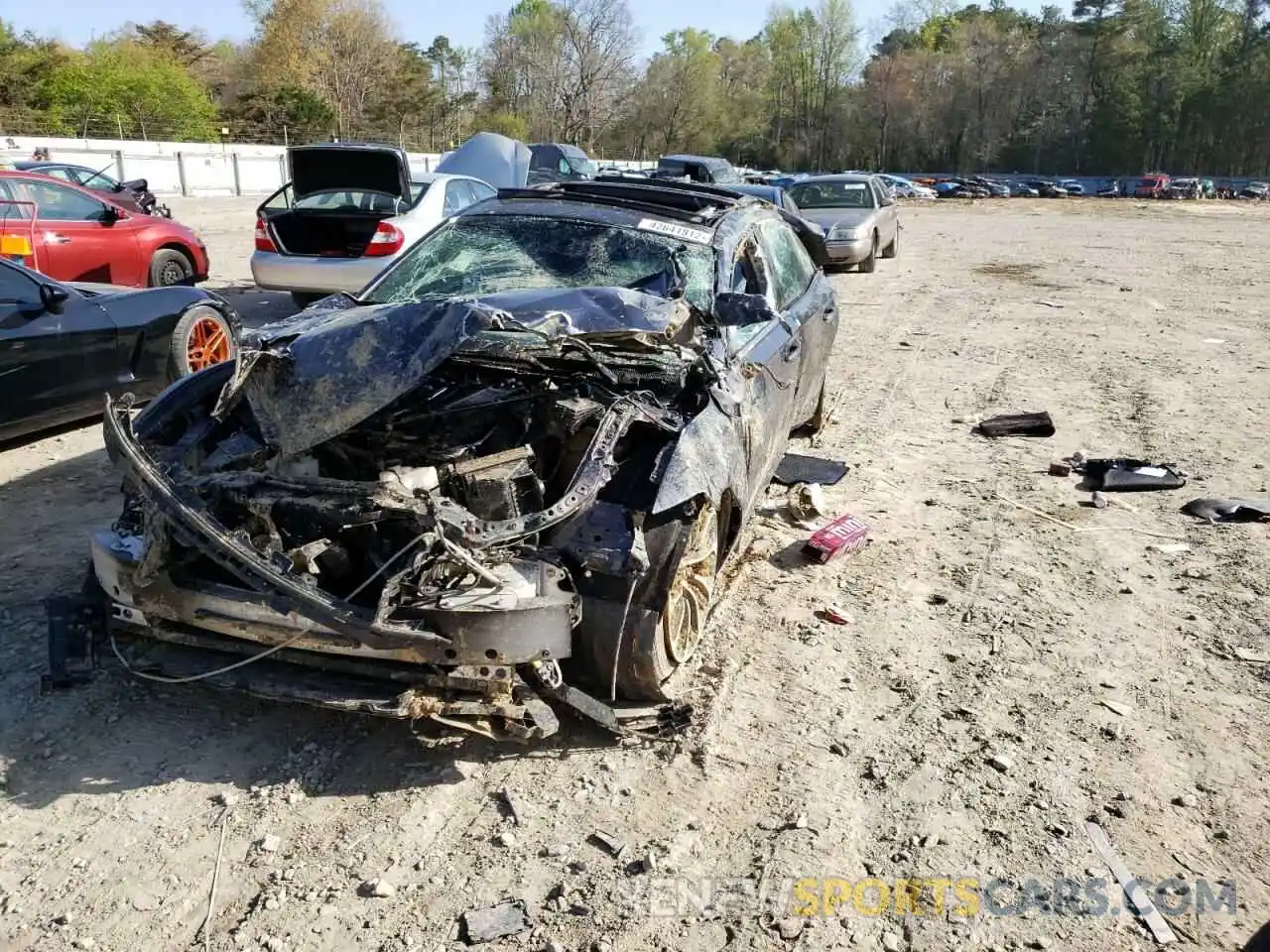 9 Photograph of a damaged car JTHG5LGF9M5009122 LEXUS LS500 2021