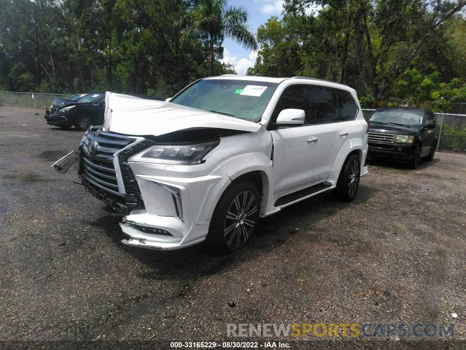 2 Photograph of a damaged car JTJHY7AX0K4294587 LEXUS LX 2019