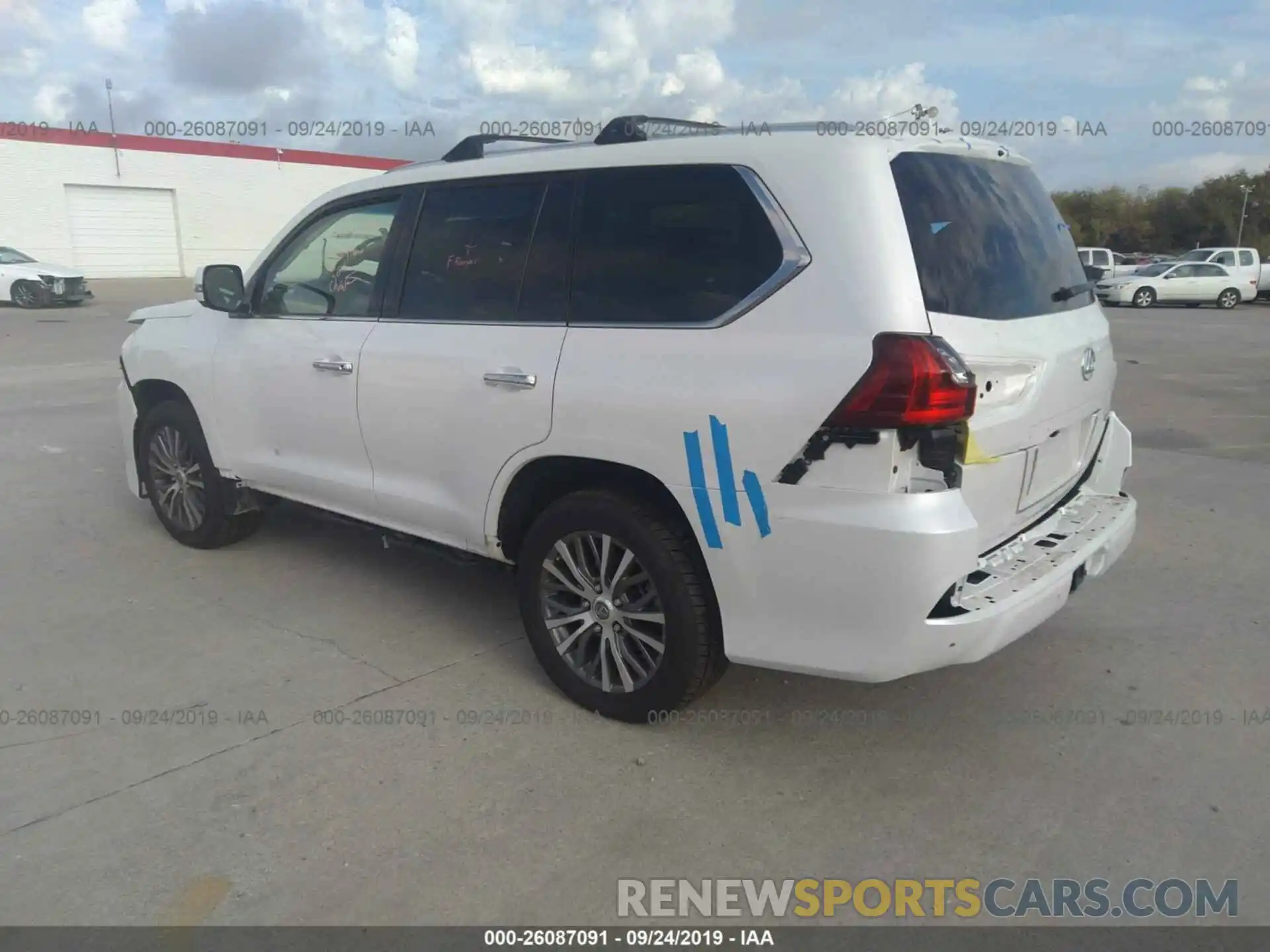 3 Photograph of a damaged car JTJHY7AX2K4301703 LEXUS LX 2019