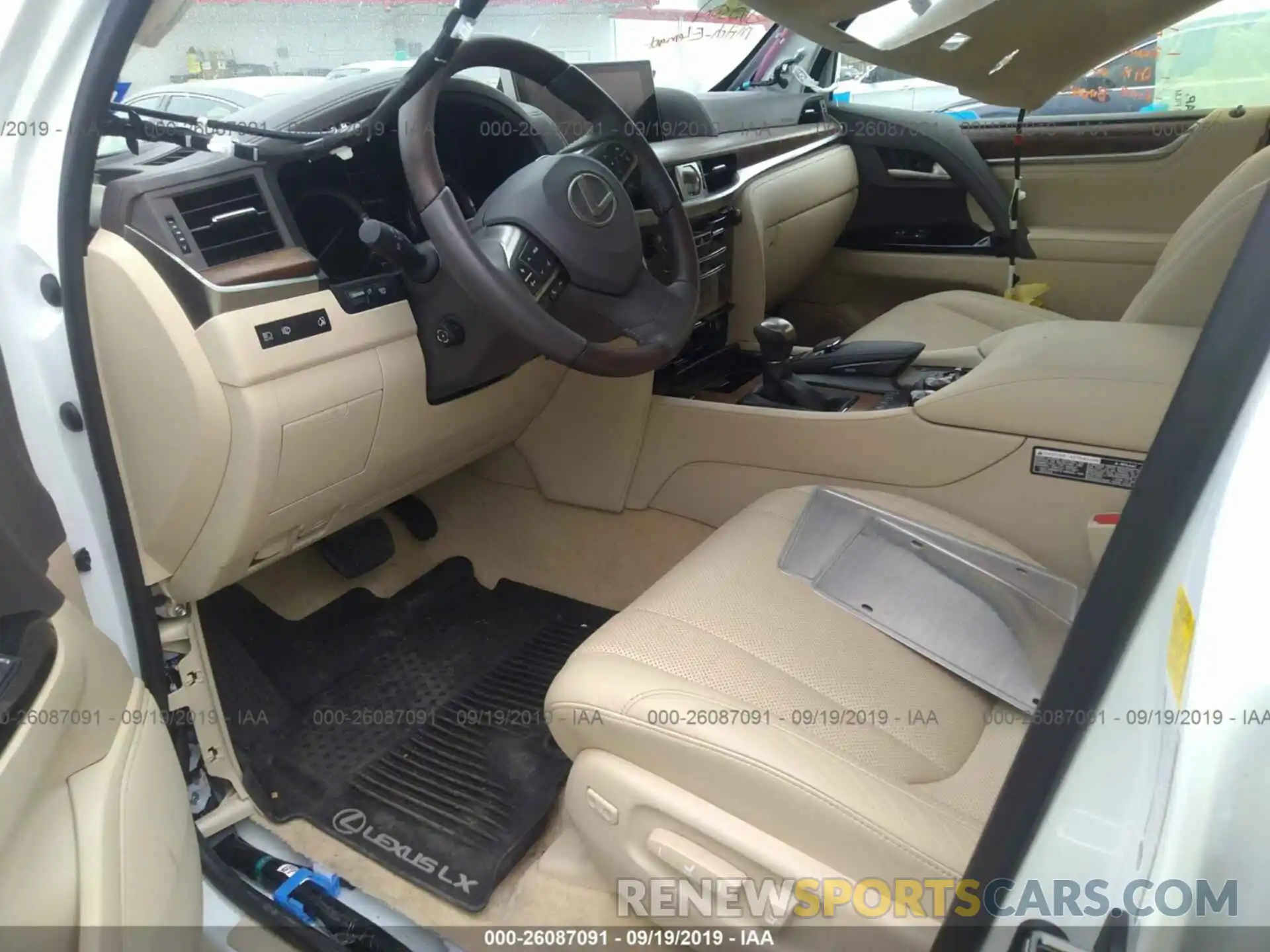 5 Photograph of a damaged car JTJHY7AX2K4301703 LEXUS LX 2019