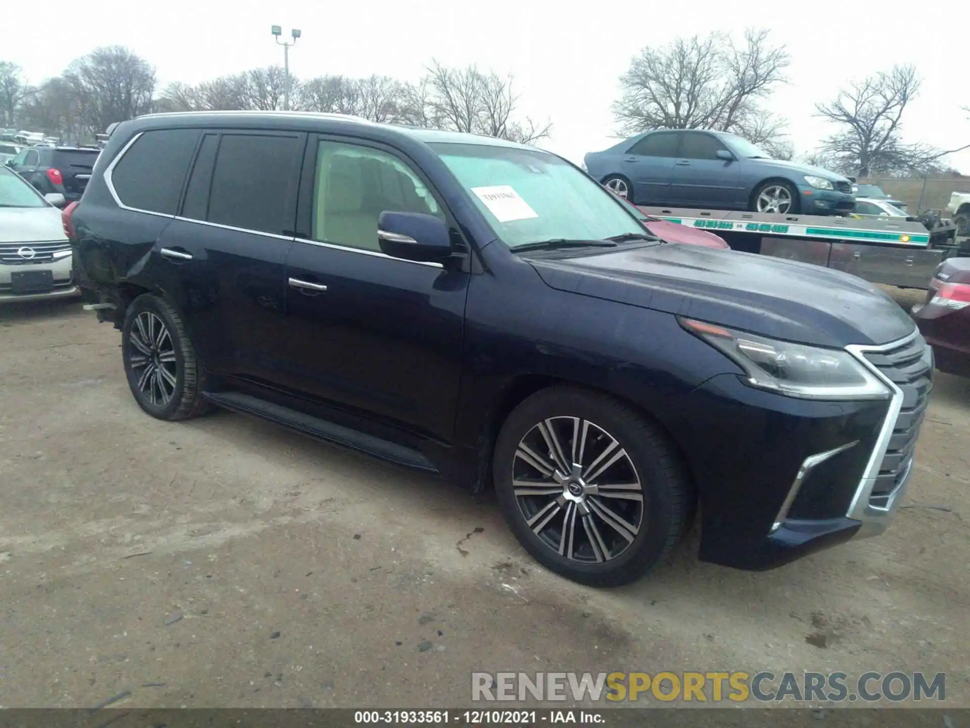 1 Photograph of a damaged car JTJHY7AX3K4287732 LEXUS LX 2019