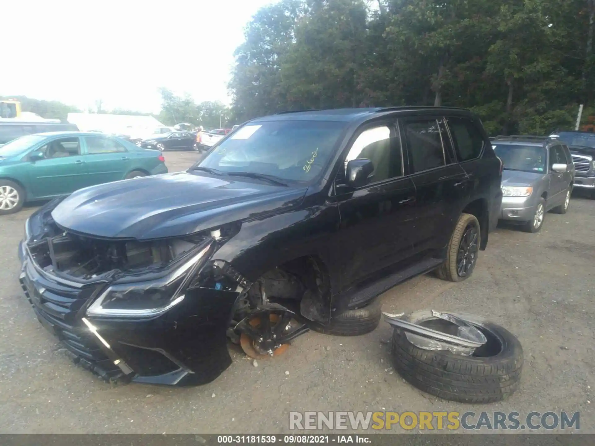 2 Photograph of a damaged car JTJHY7AX5K4300920 LEXUS LX 2019