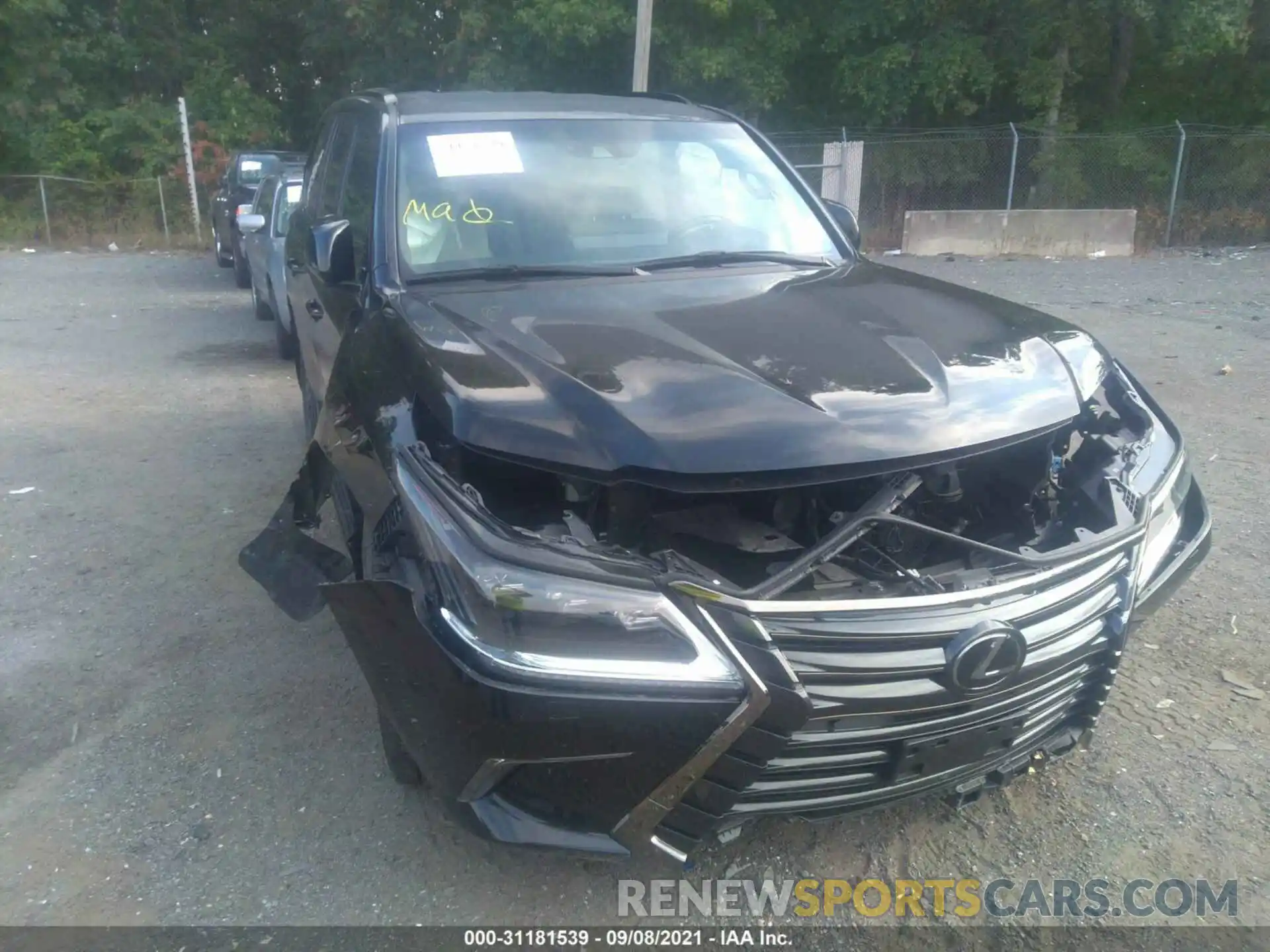 6 Photograph of a damaged car JTJHY7AX5K4300920 LEXUS LX 2019