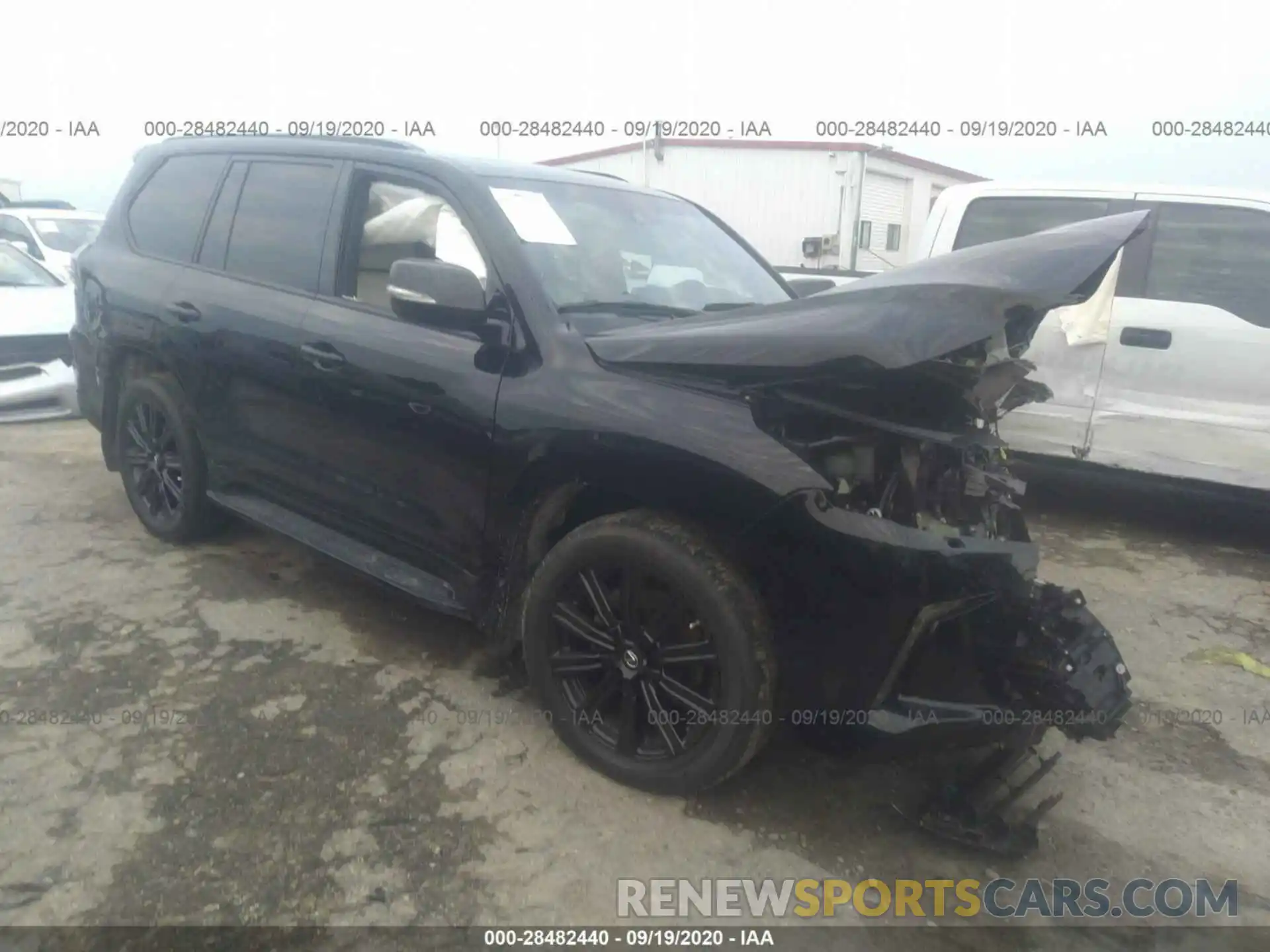 1 Photograph of a damaged car JTJHY7AX7K4301678 LEXUS LX 2019