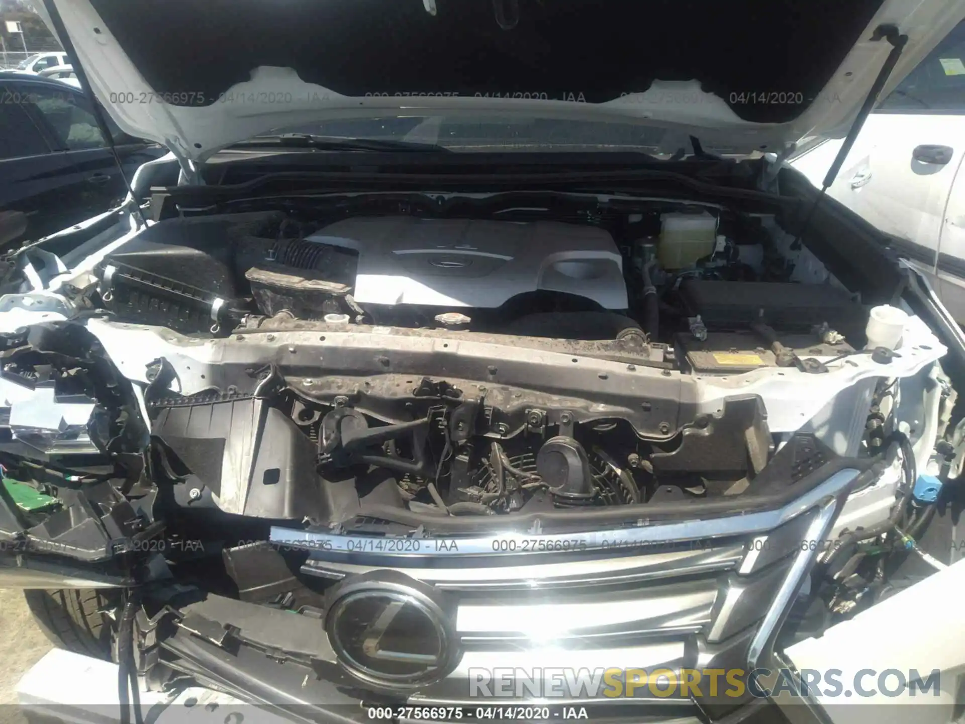 10 Photograph of a damaged car JTJHY7AX8K4296040 LEXUS LX 2019