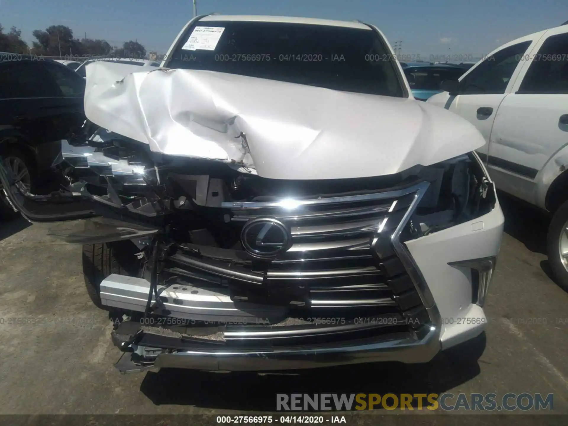 6 Photograph of a damaged car JTJHY7AX8K4296040 LEXUS LX 2019