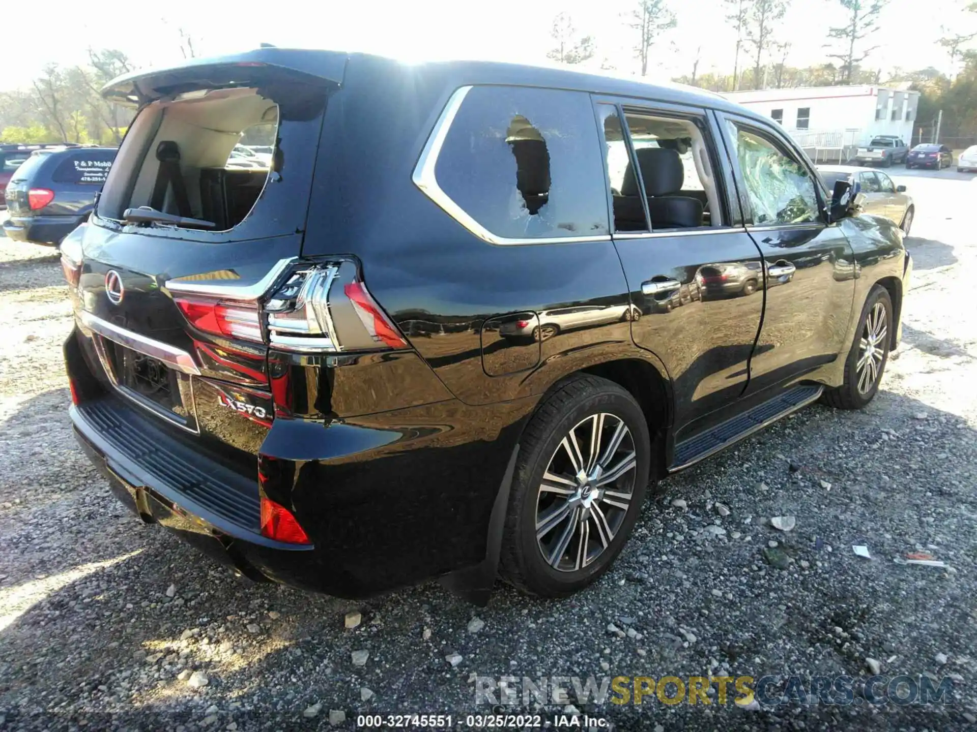 4 Фотография поврежденного автомобиля JTJHY7AX8K4297043 LEXUS LX 2019