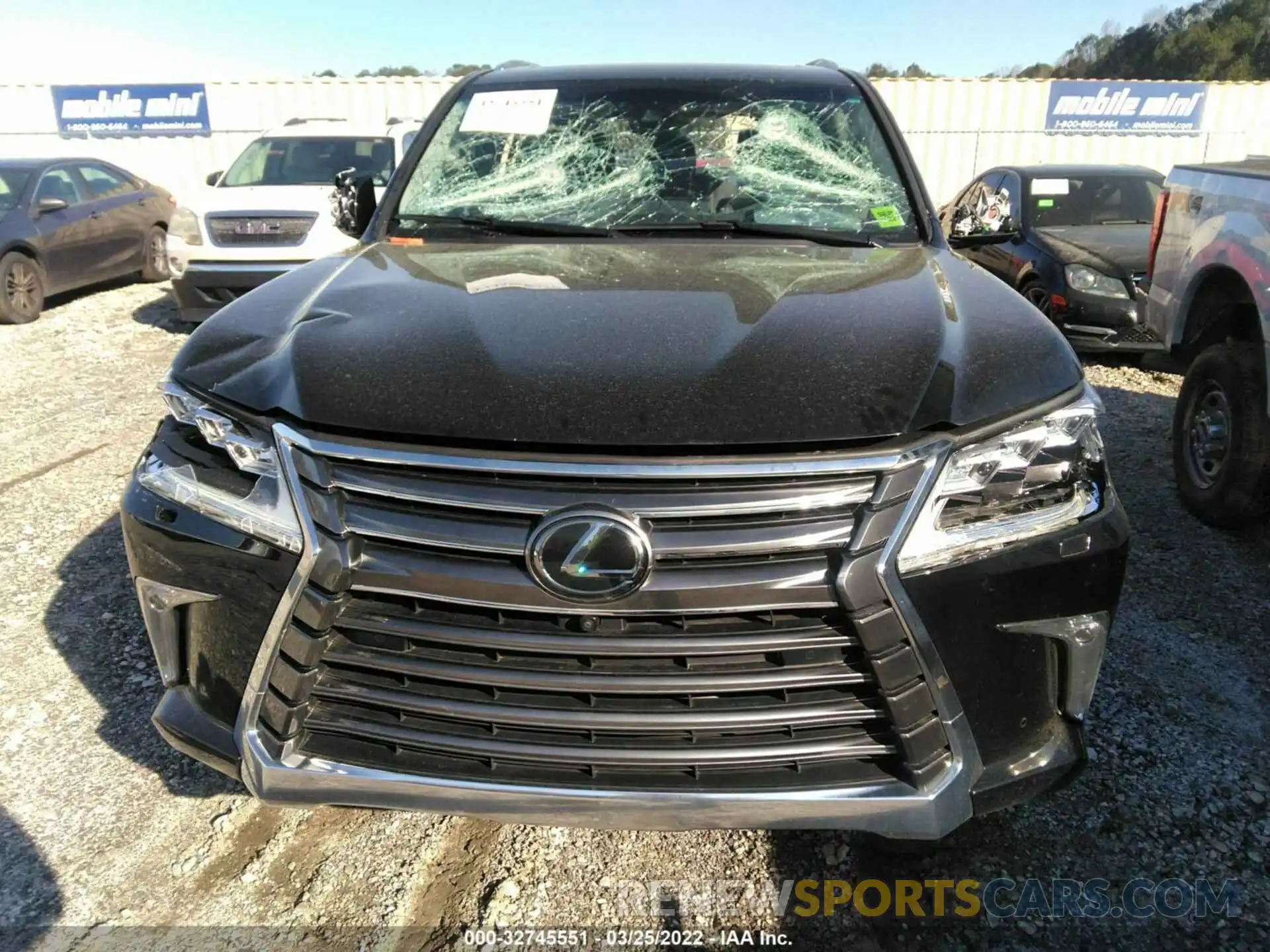 6 Photograph of a damaged car JTJHY7AX8K4297043 LEXUS LX 2019