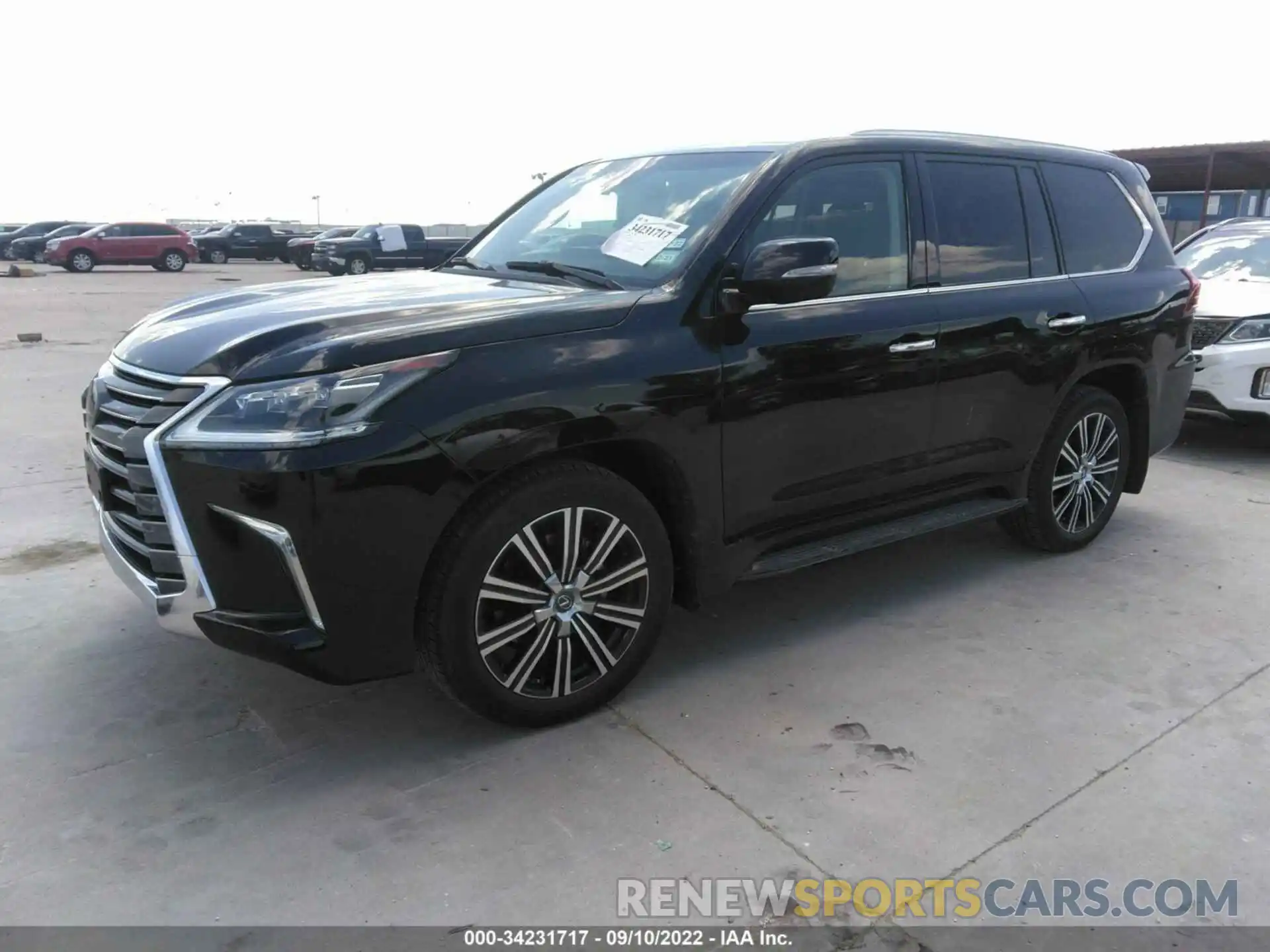 2 Photograph of a damaged car JTJHY7AXXK4287923 LEXUS LX 2019