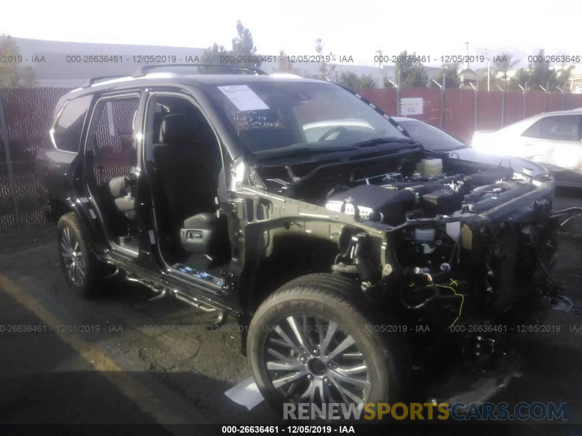 1 Photograph of a damaged car JTJHY7AXXK4291552 LEXUS LX 2019