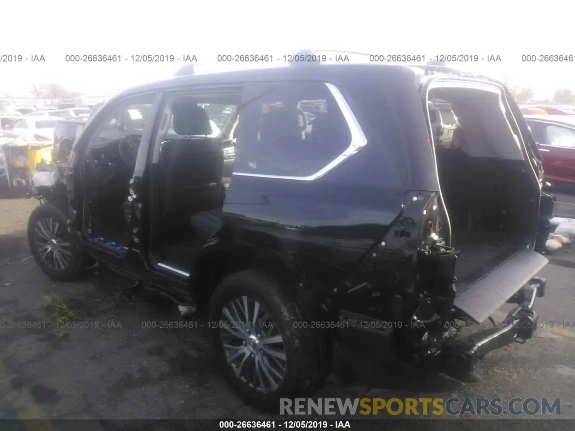 3 Photograph of a damaged car JTJHY7AXXK4291552 LEXUS LX 2019