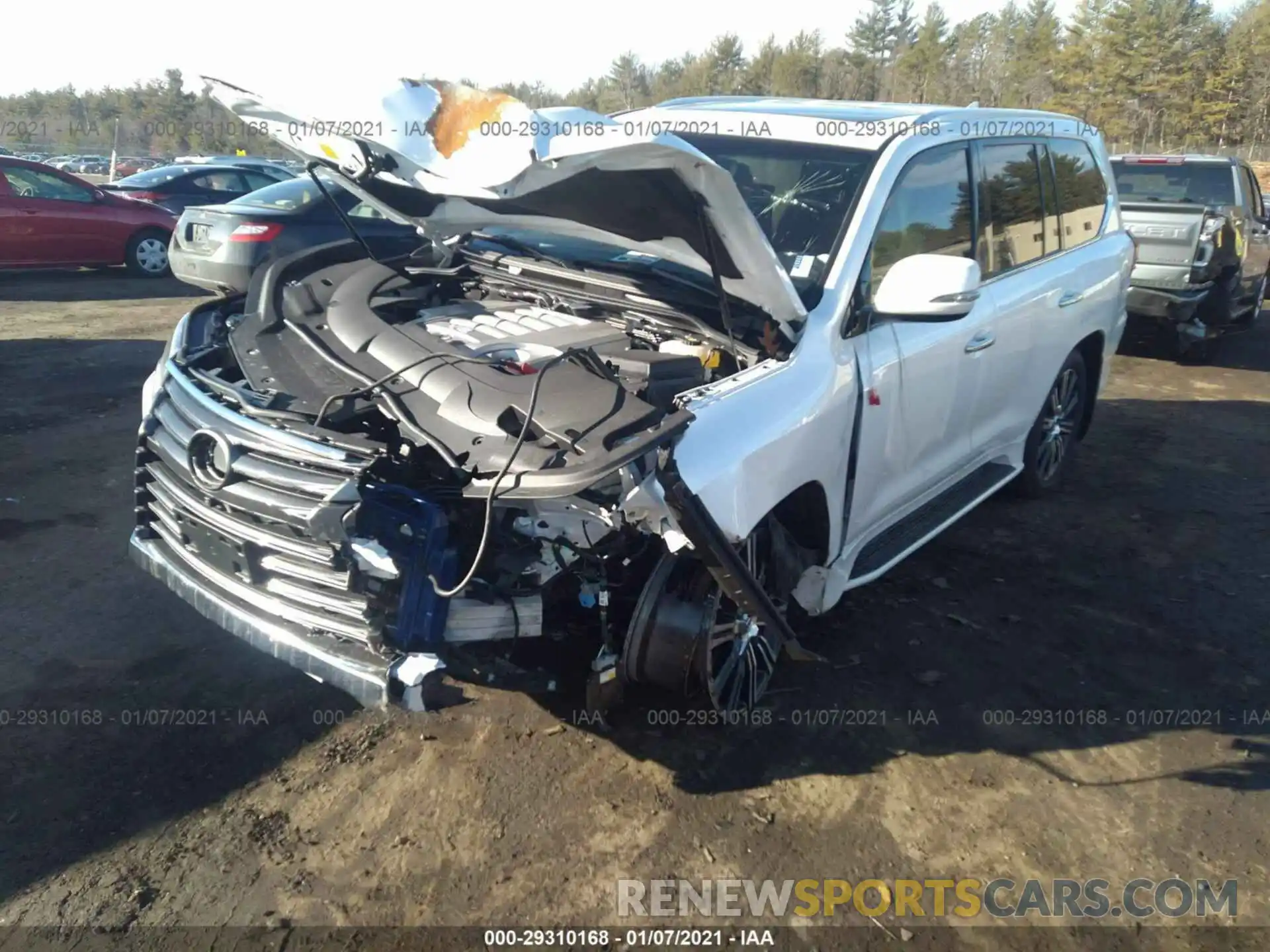 6 Photograph of a damaged car JTJDY7AX4L4332970 LEXUS LX 2020