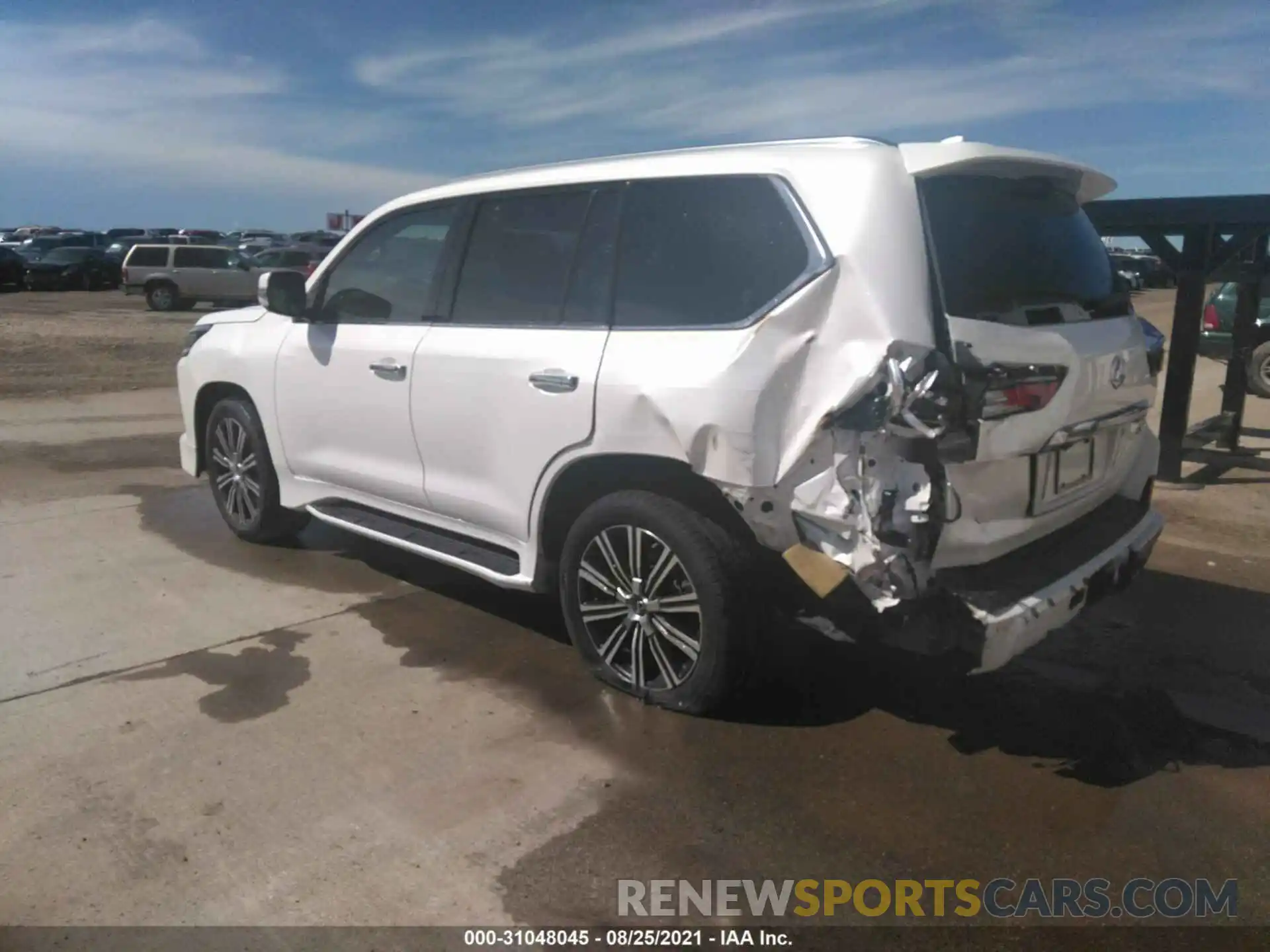 3 Photograph of a damaged car JTJDY7AX6L4332582 LEXUS LX 2020