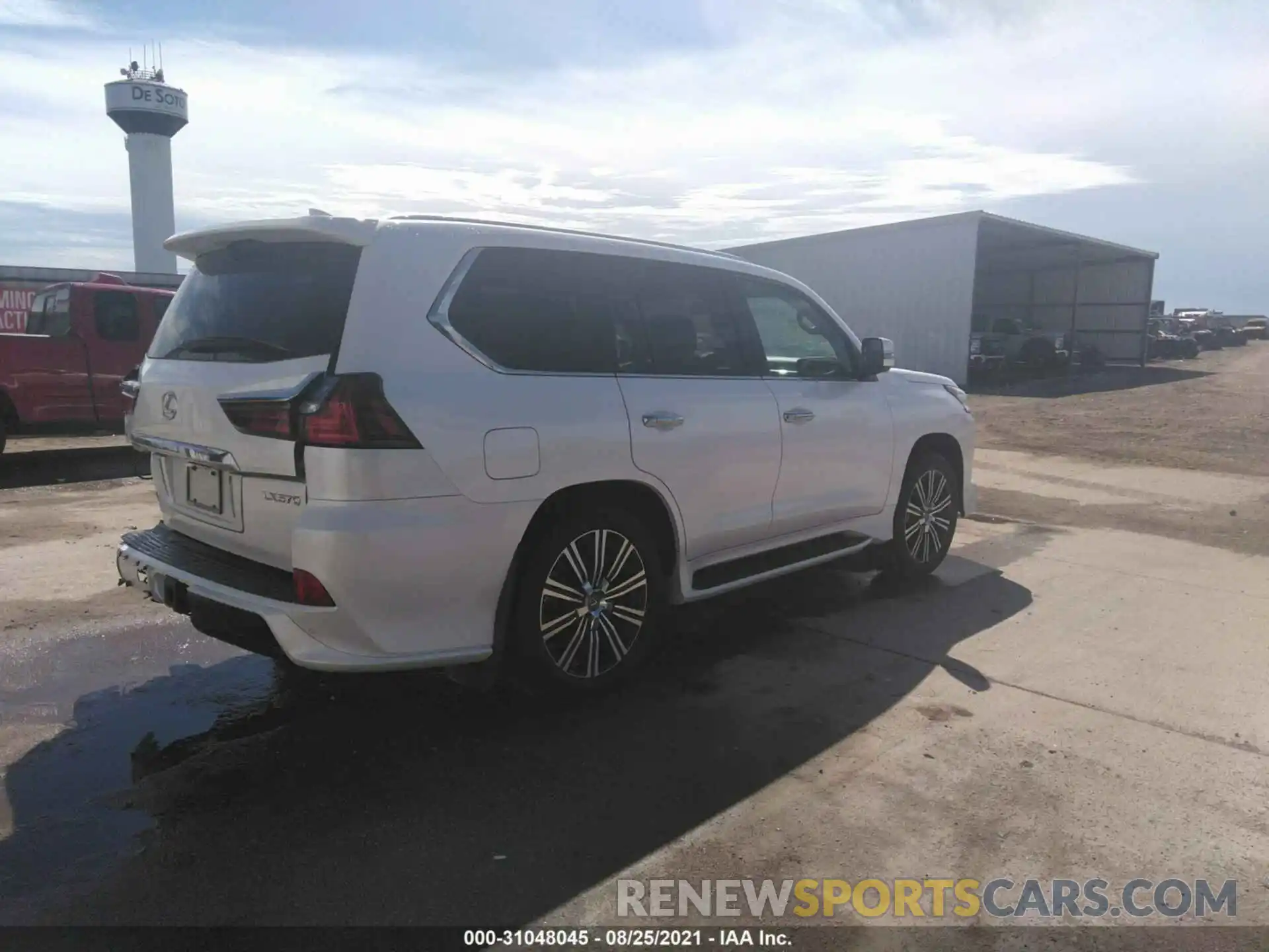 4 Фотография поврежденного автомобиля JTJDY7AX6L4332582 LEXUS LX 2020