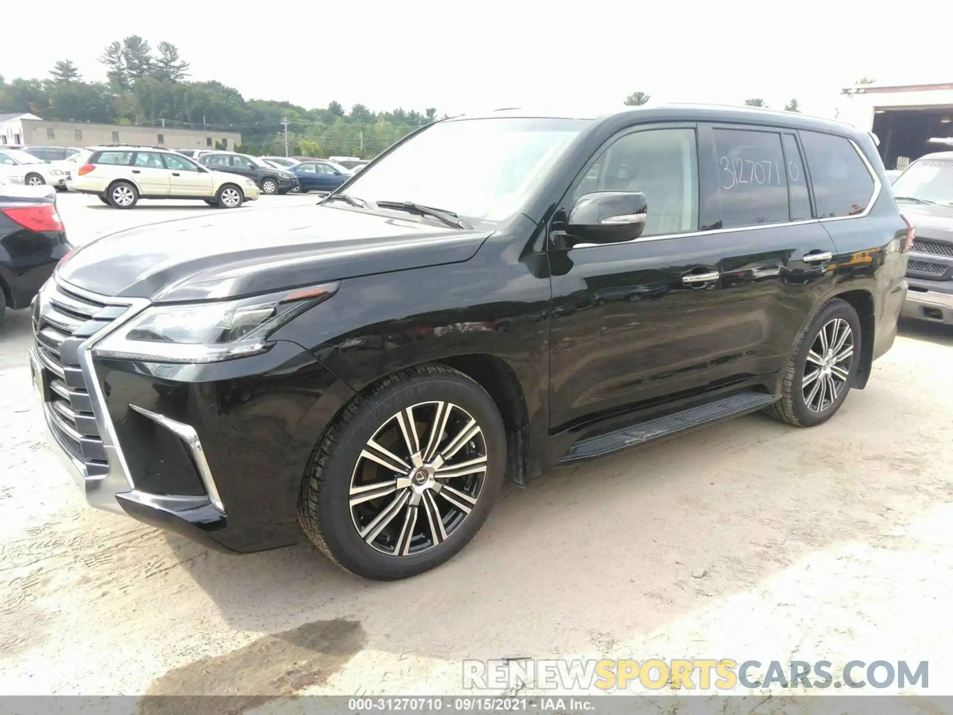 2 Фотография поврежденного автомобиля JTJDY7AXXL4319110 LEXUS LX 2020