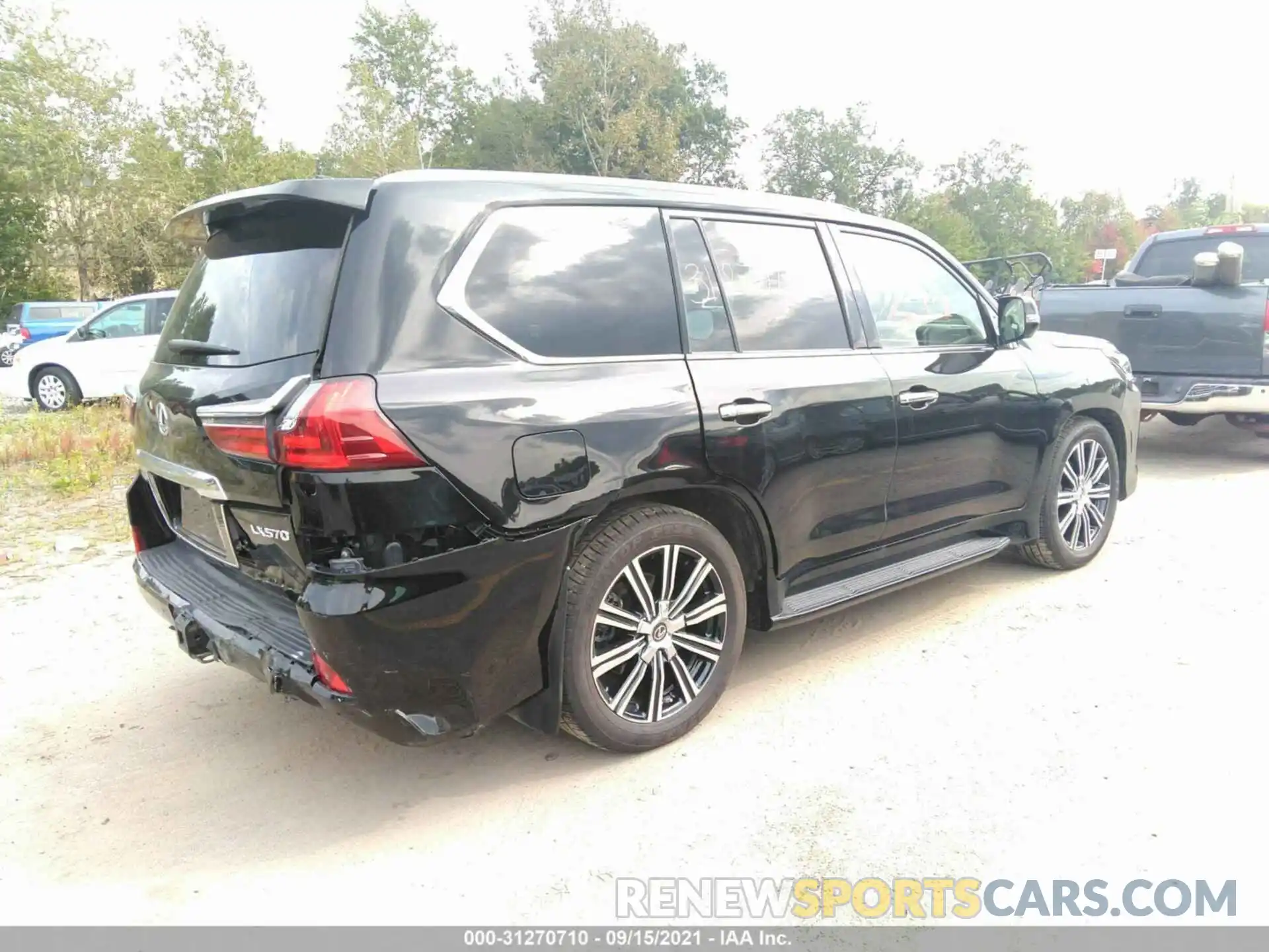 4 Photograph of a damaged car JTJDY7AXXL4319110 LEXUS LX 2020