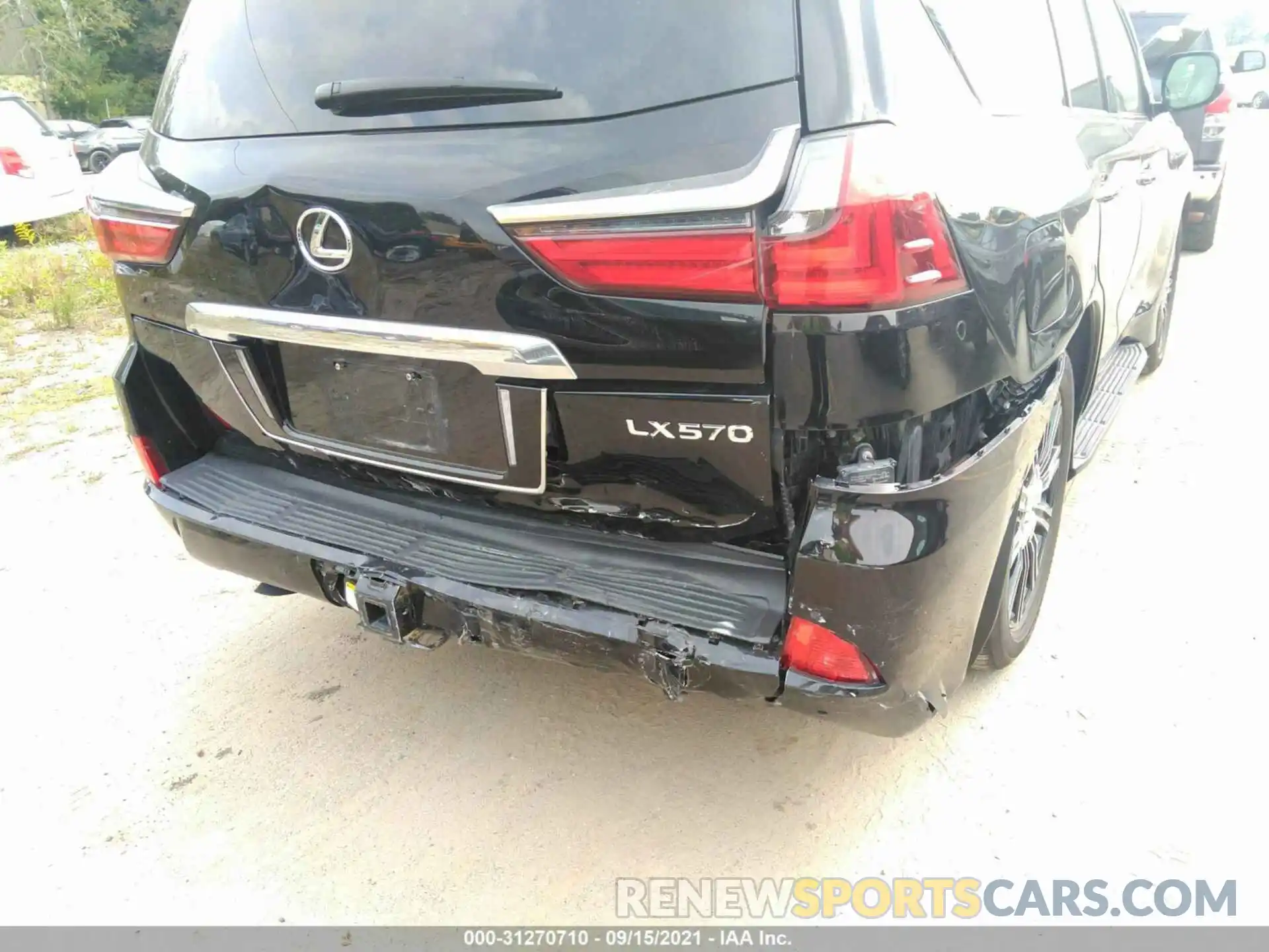 6 Photograph of a damaged car JTJDY7AXXL4319110 LEXUS LX 2020