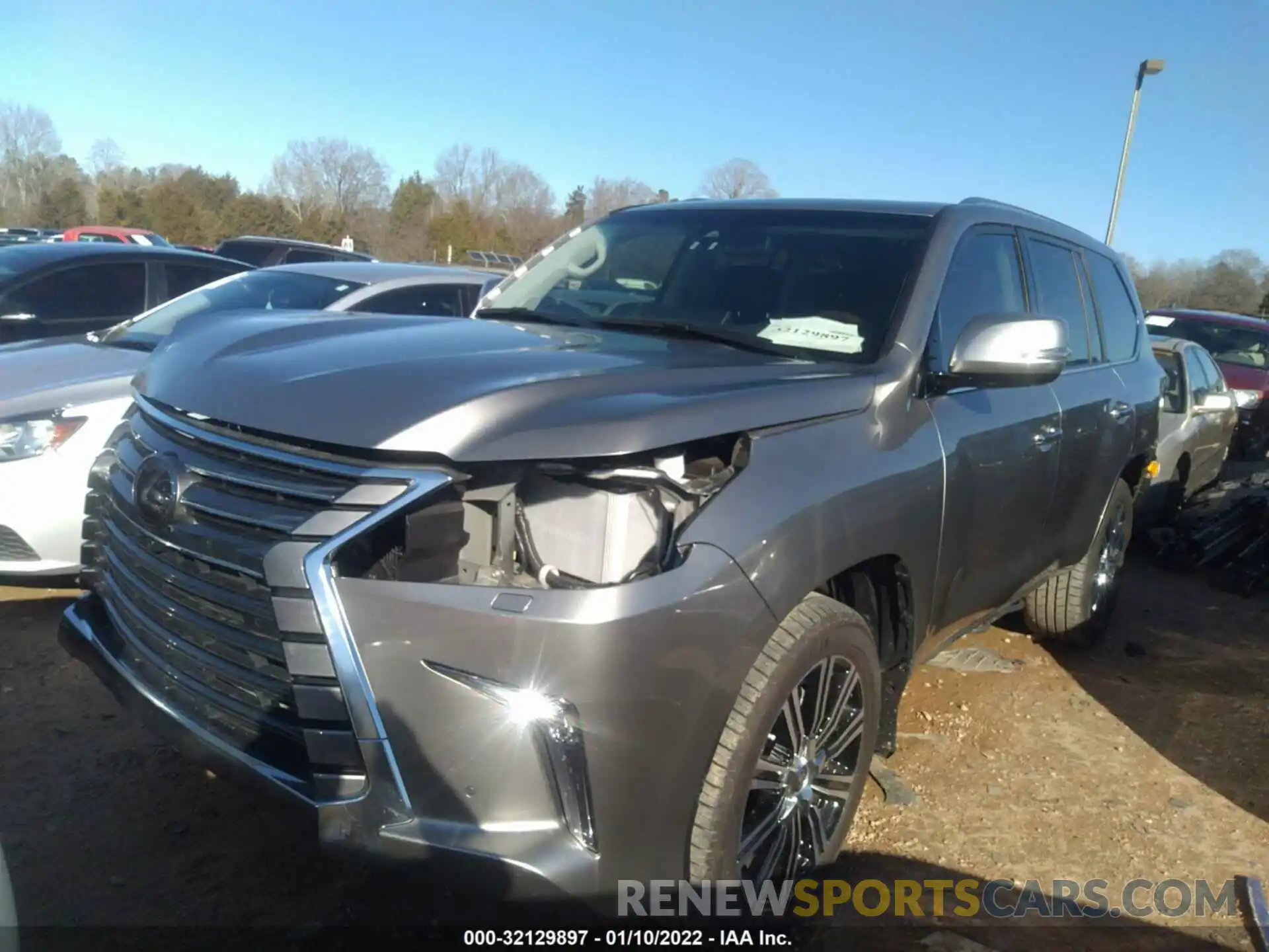 2 Photograph of a damaged car JTJDY7AX5M4334731 LEXUS LX 2021