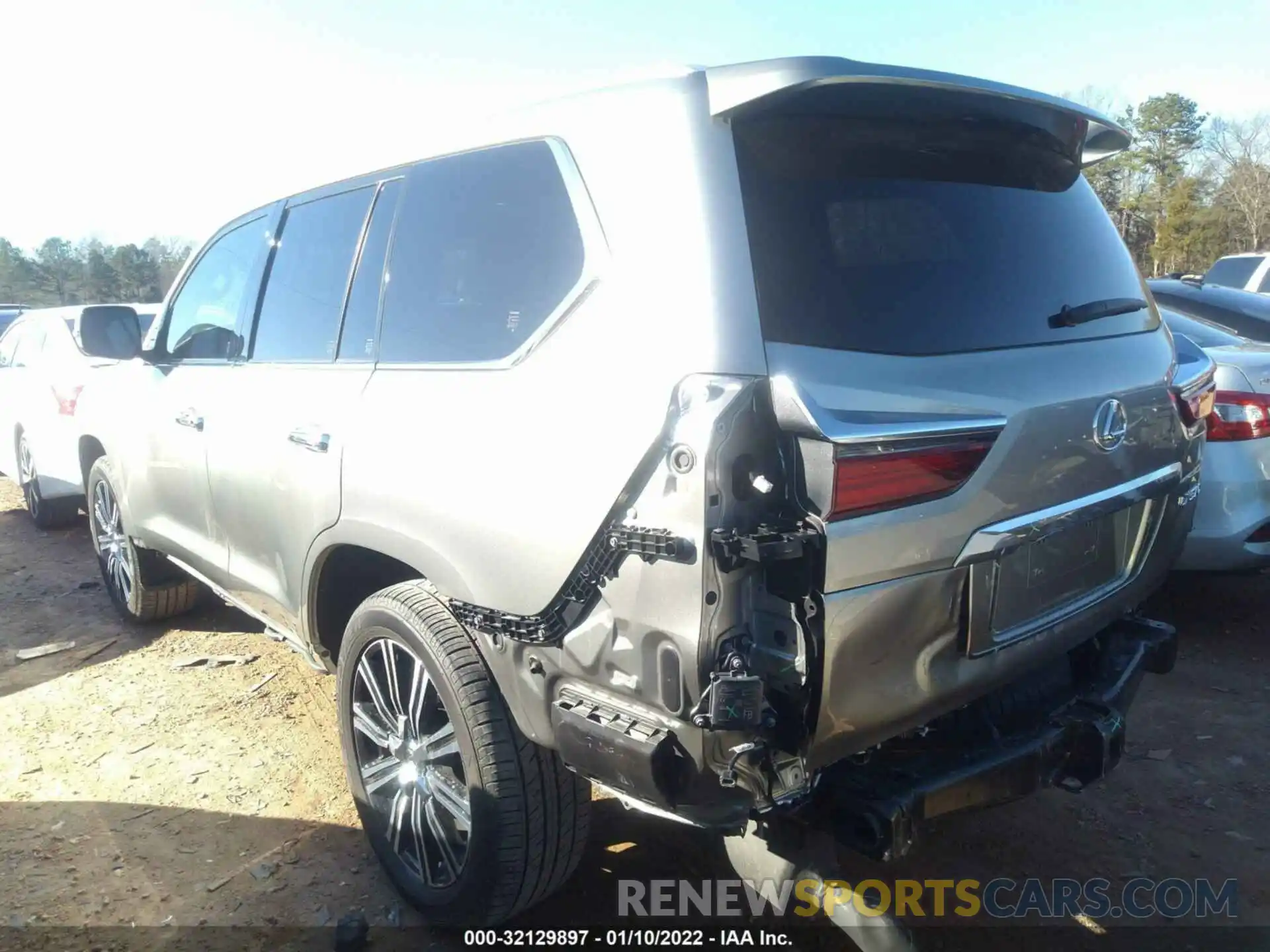 3 Photograph of a damaged car JTJDY7AX5M4334731 LEXUS LX 2021