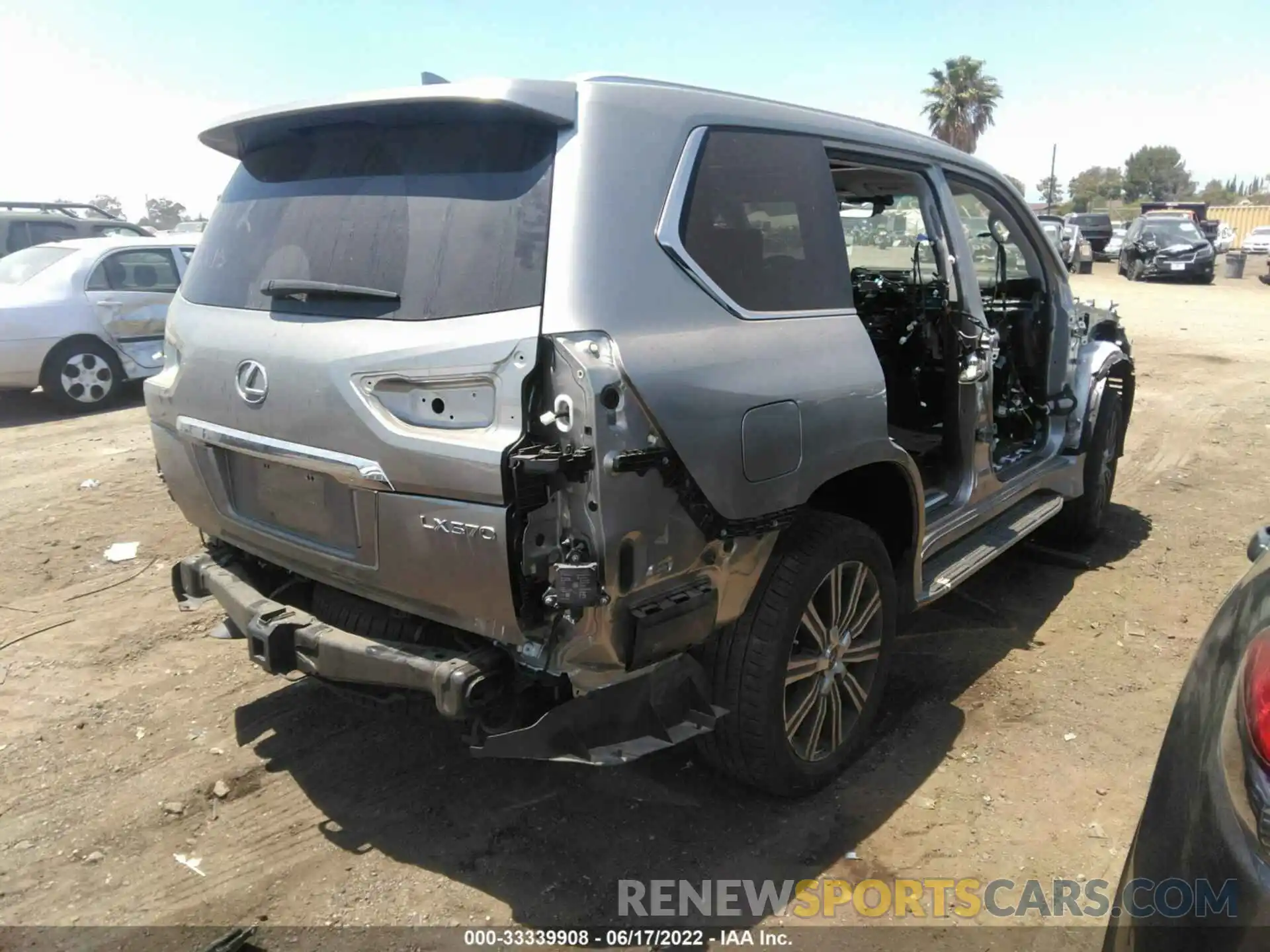 4 Photograph of a damaged car JTJDY7AX5M4337113 LEXUS LX 2021