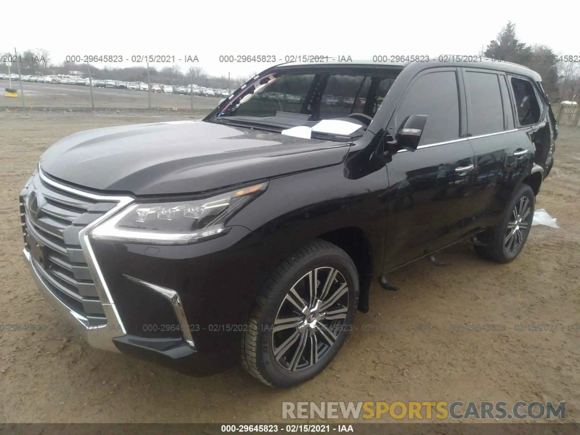 2 Photograph of a damaged car JTJDY7AX8M4336070 LEXUS LX 2021