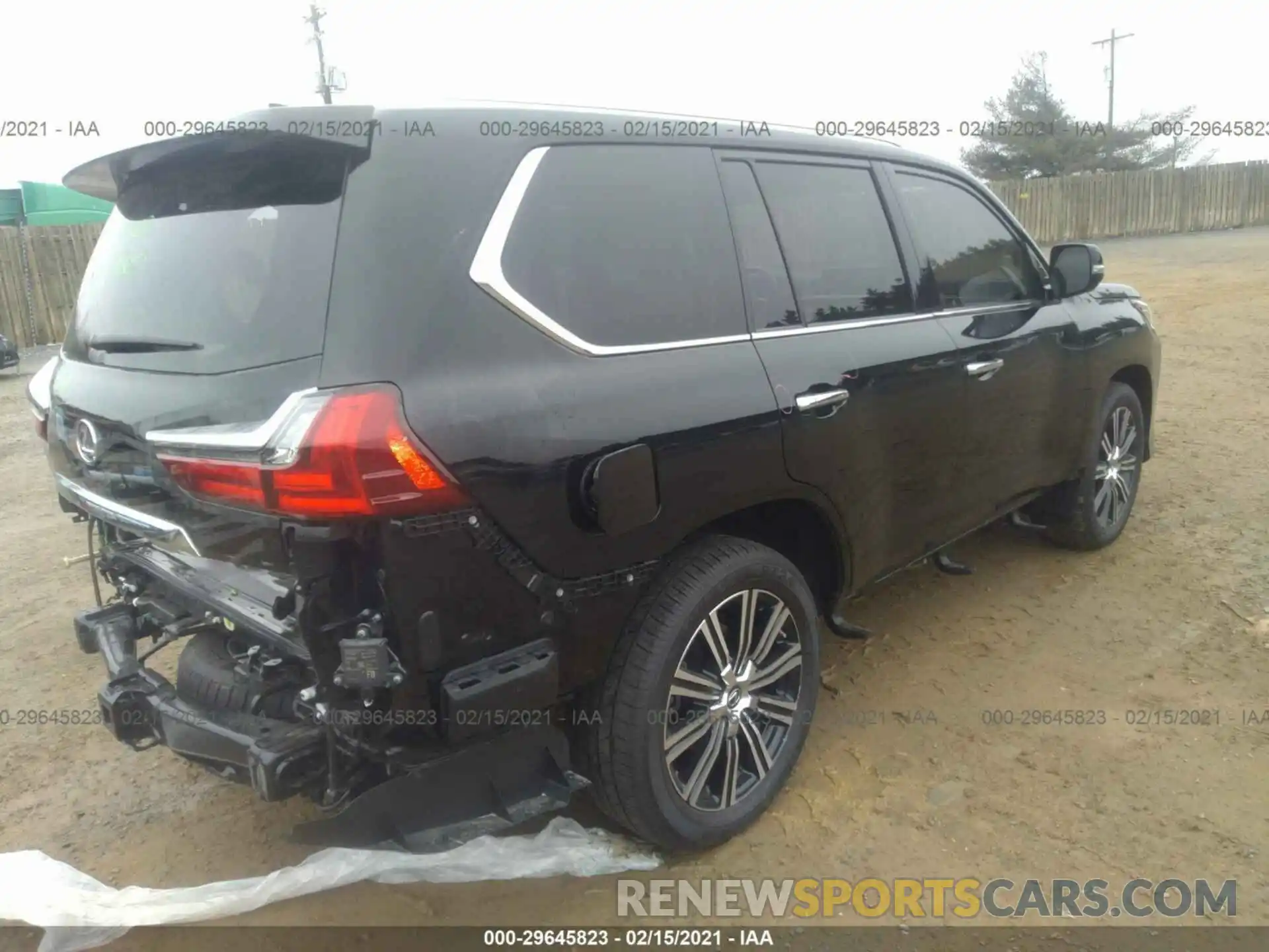 4 Photograph of a damaged car JTJDY7AX8M4336070 LEXUS LX 2021