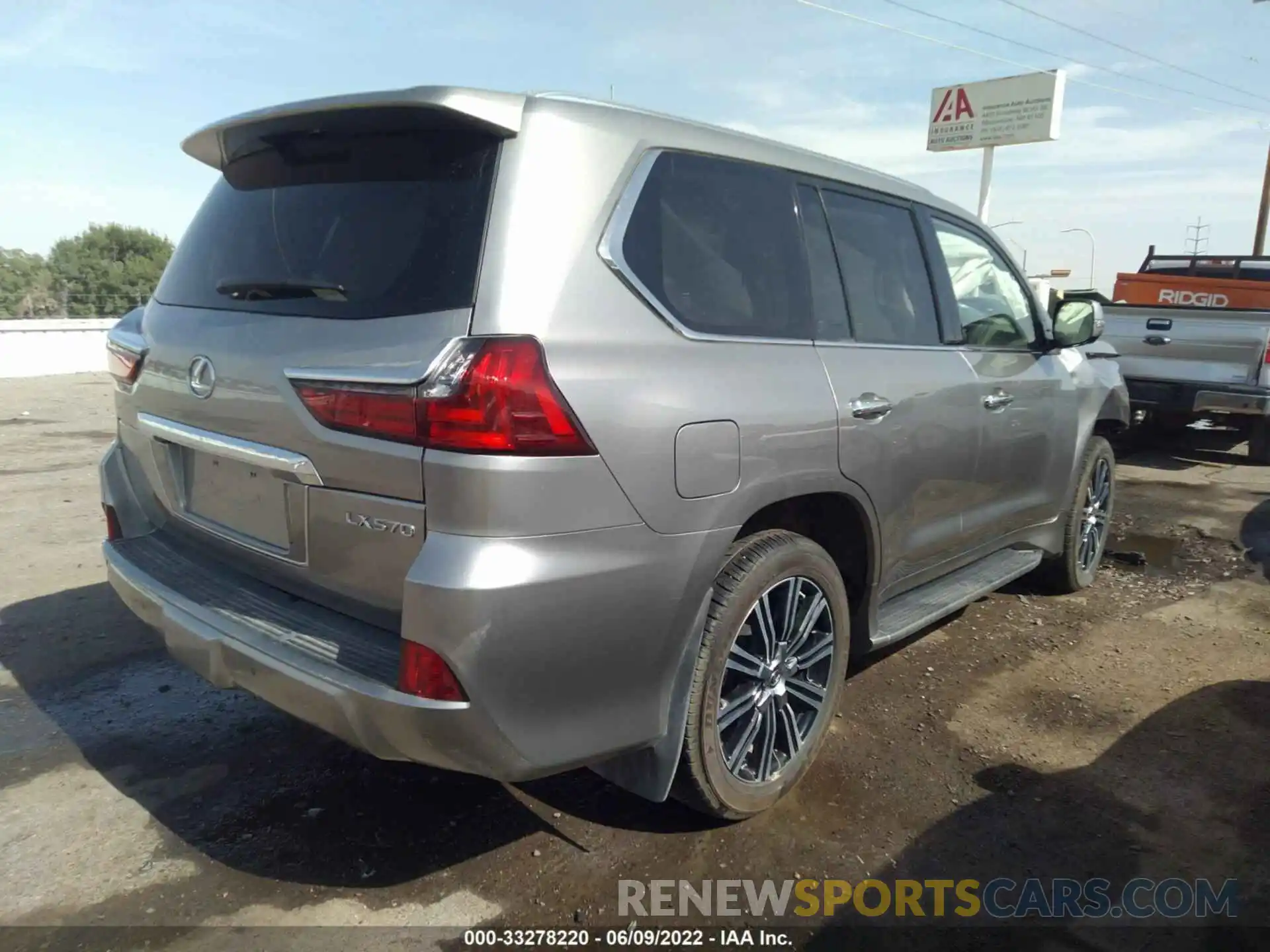 4 Photograph of a damaged car JTJFY7AXXM4348200 LEXUS LX 2021