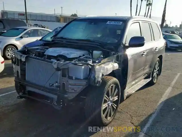 2 Photograph of a damaged car JTJHY7AX1K4285316 LEXUS LX 570 2019