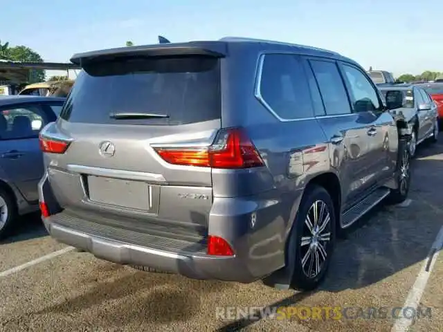 4 Photograph of a damaged car JTJHY7AX1K4285316 LEXUS LX 570 2019