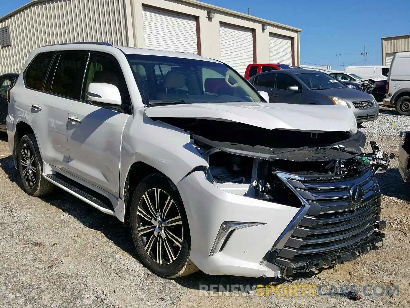 1 Photograph of a damaged car JTJHY7AX4K4289442 LEXUS LX 570 2019