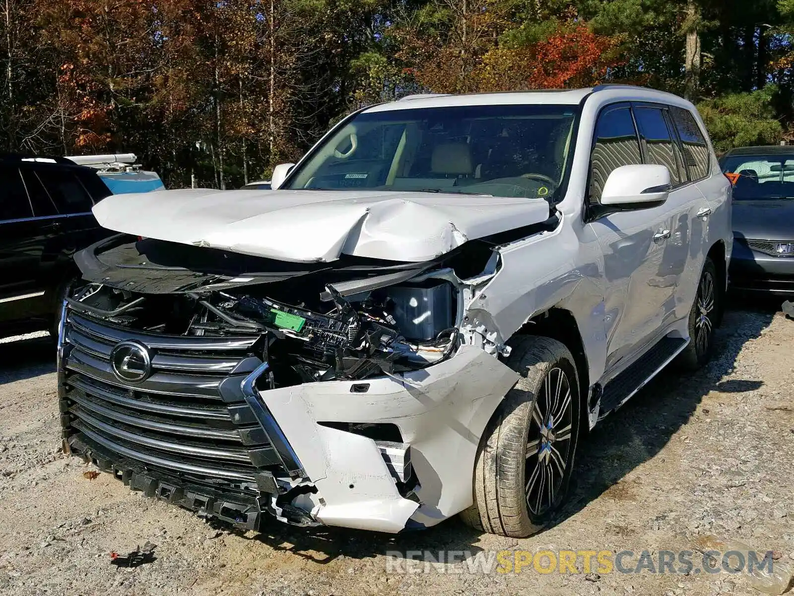 2 Photograph of a damaged car JTJHY7AX4K4289442 LEXUS LX 570 2019