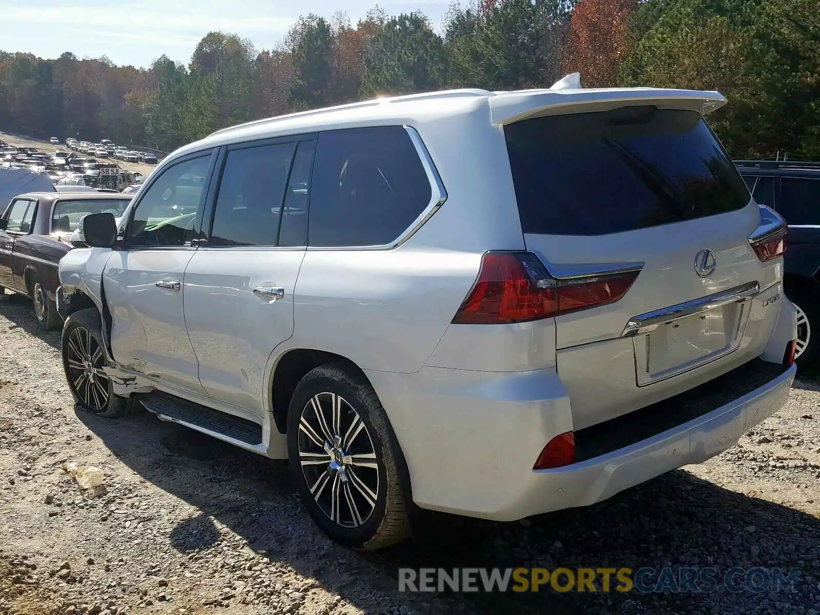 3 Photograph of a damaged car JTJHY7AX4K4289442 LEXUS LX 570 2019