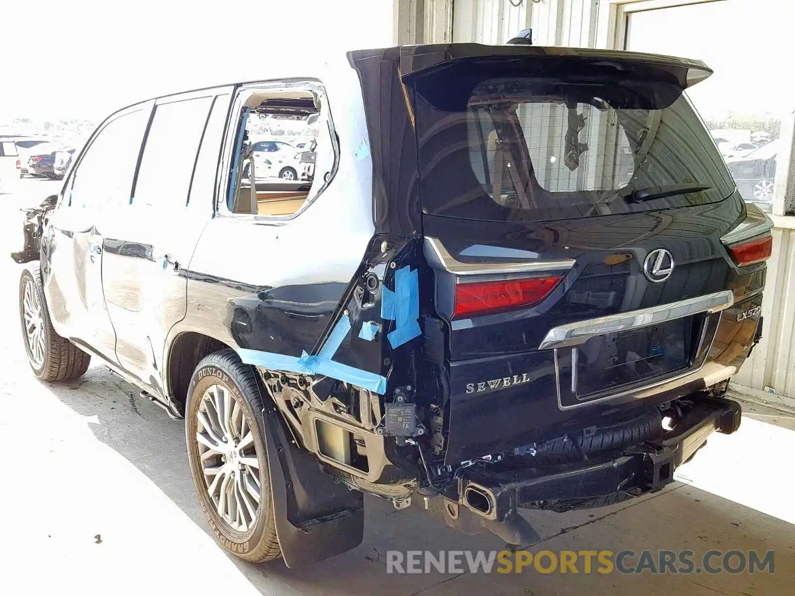 3 Photograph of a damaged car JTJHY7AX8K4289623 LEXUS LX 570 2019