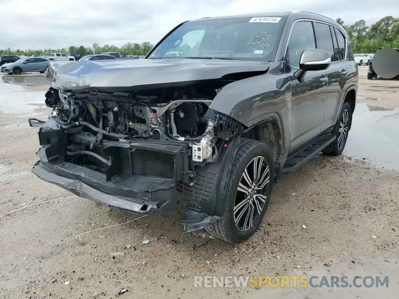 1 Photograph of a damaged car JTJGB7CX9P4018698 LEXUS LX 600 BAS 2023