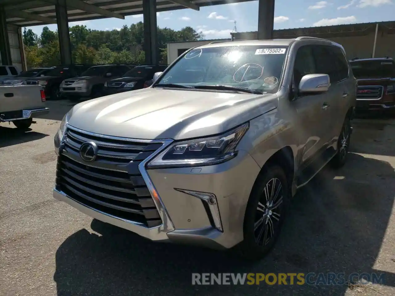 2 Photograph of a damaged car JTJHY7AX2K4294364 LEXUS LX570 2019