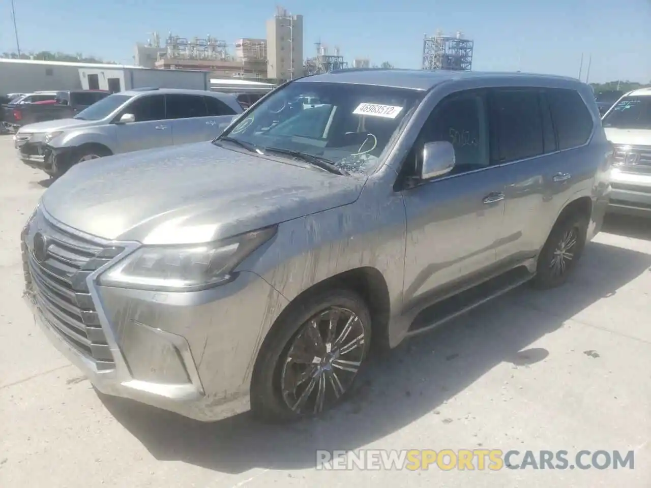 2 Фотография поврежденного автомобиля JTJHY7AX3K4295233 LEXUS LX570 2019