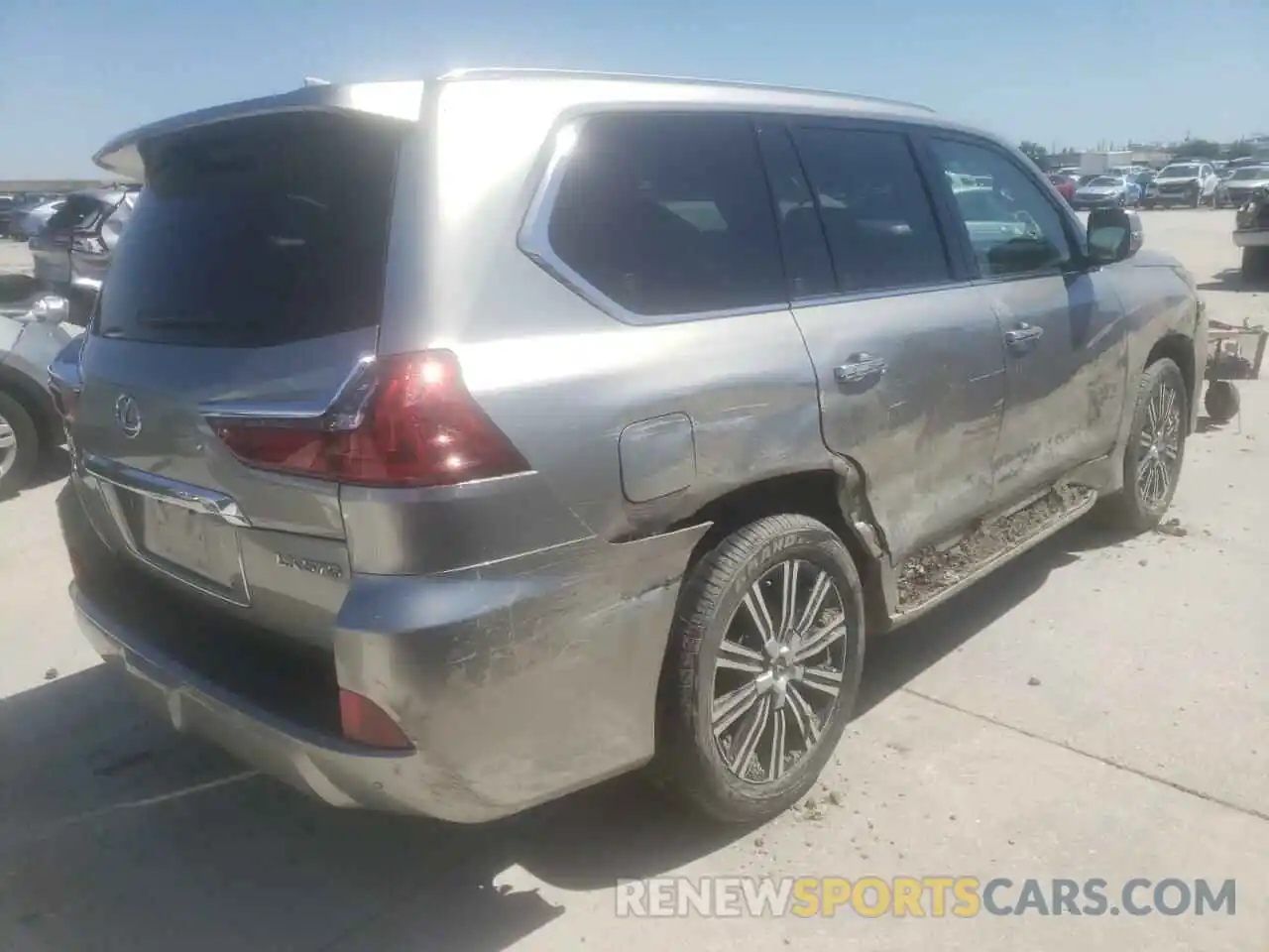 4 Фотография поврежденного автомобиля JTJHY7AX3K4295233 LEXUS LX570 2019