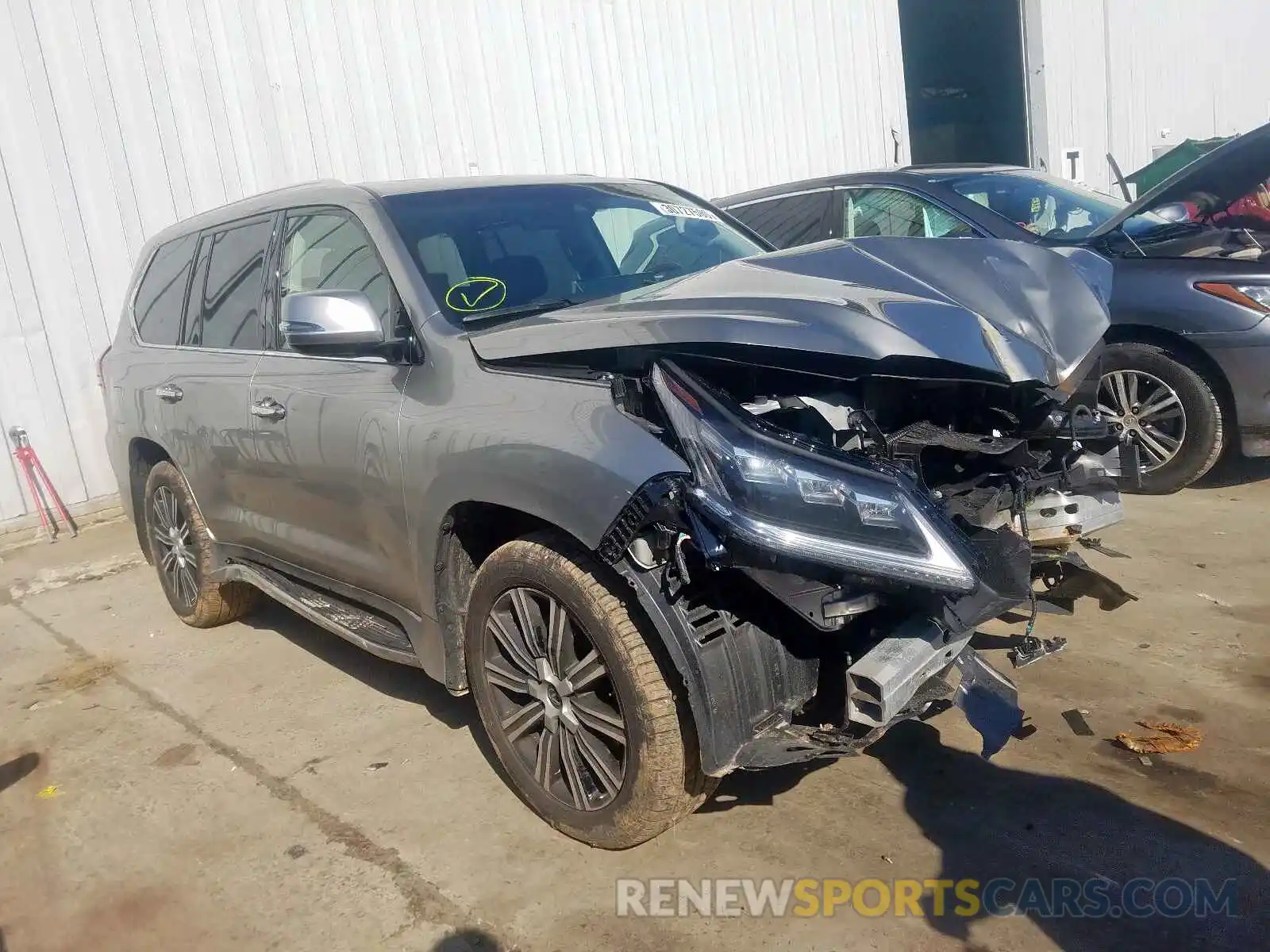 1 Фотография поврежденного автомобиля JTJHY7AX4K4308216 LEXUS LX570 2019