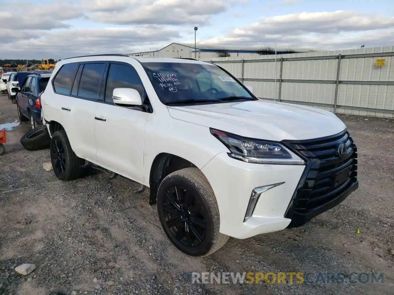 1 Photograph of a damaged car JTJHY7AX5K4305518 LEXUS LX570 2019