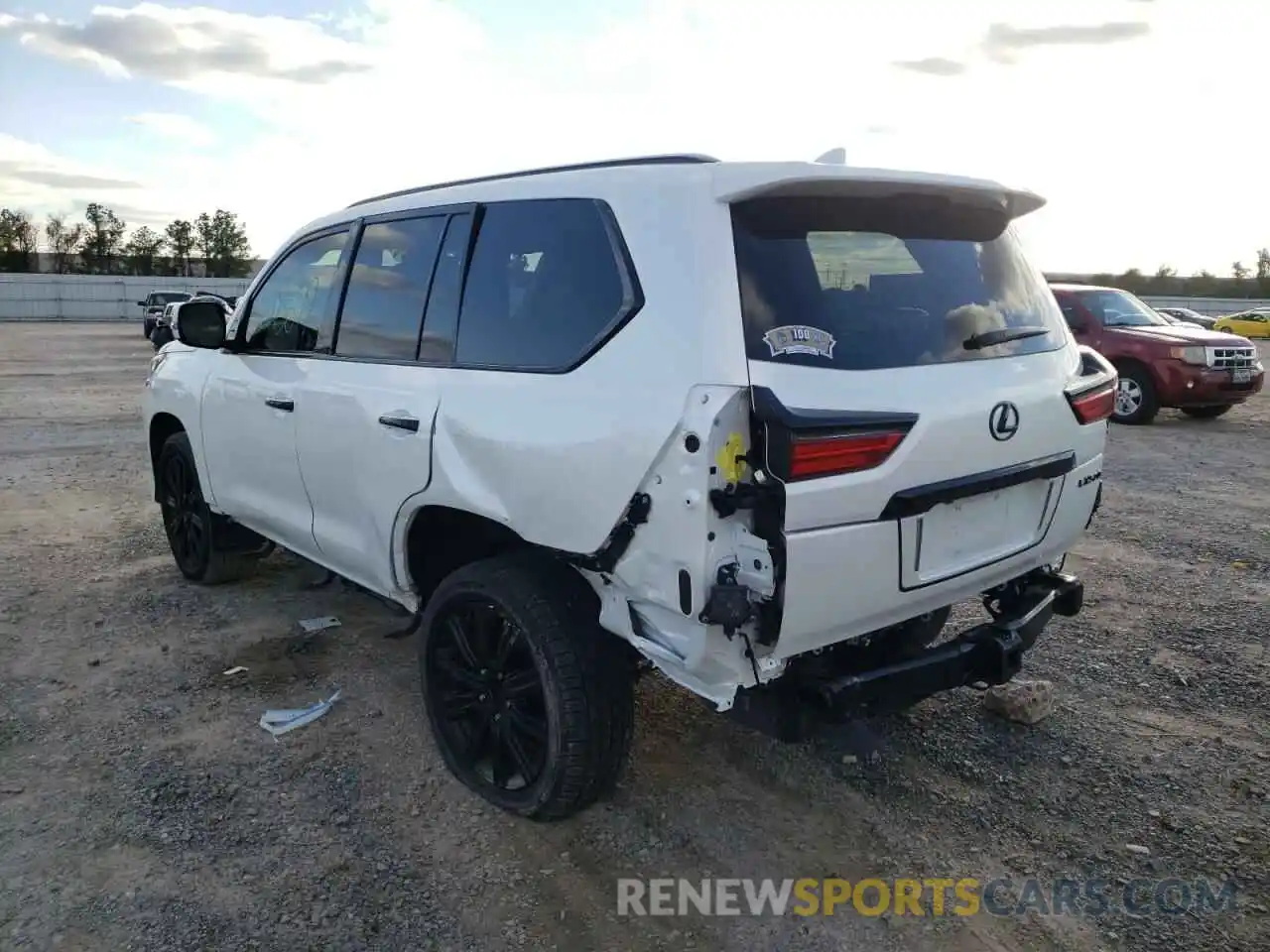 3 Photograph of a damaged car JTJHY7AX5K4305518 LEXUS LX570 2019