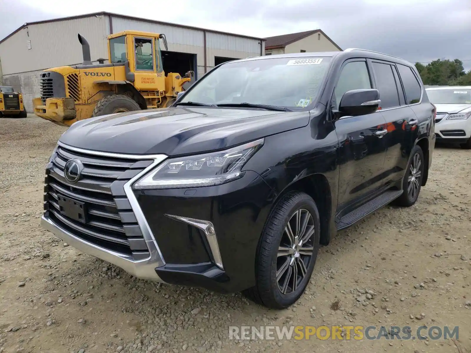 2 Photograph of a damaged car JTJHY7AX7K4282632 LEXUS LX570 2019